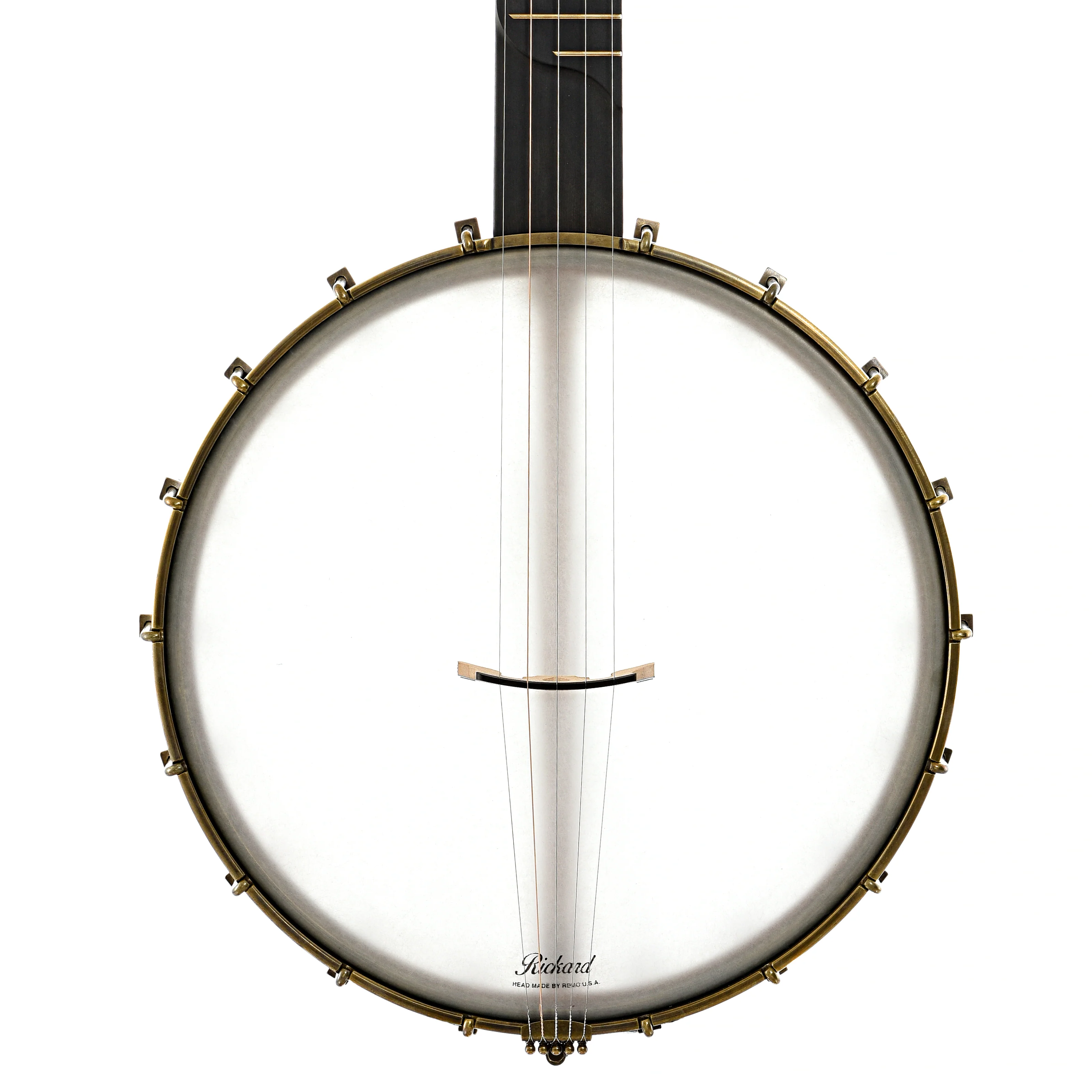 Rickard Little Wonder 12in Openback Banjo & Case, Cherry - Image 14