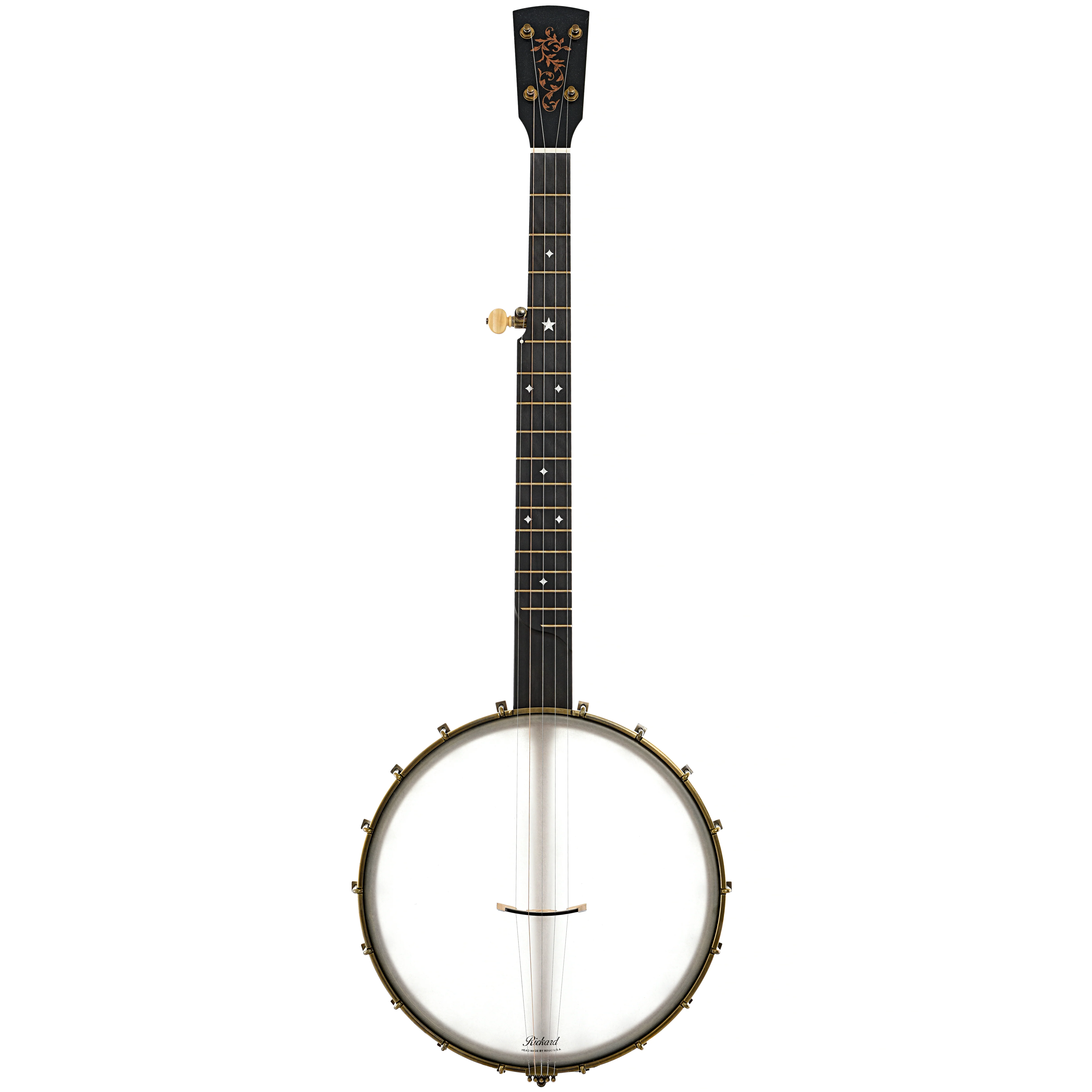 Rickard Little Wonder 12in Openback Banjo & Case, Cherry - Image 16