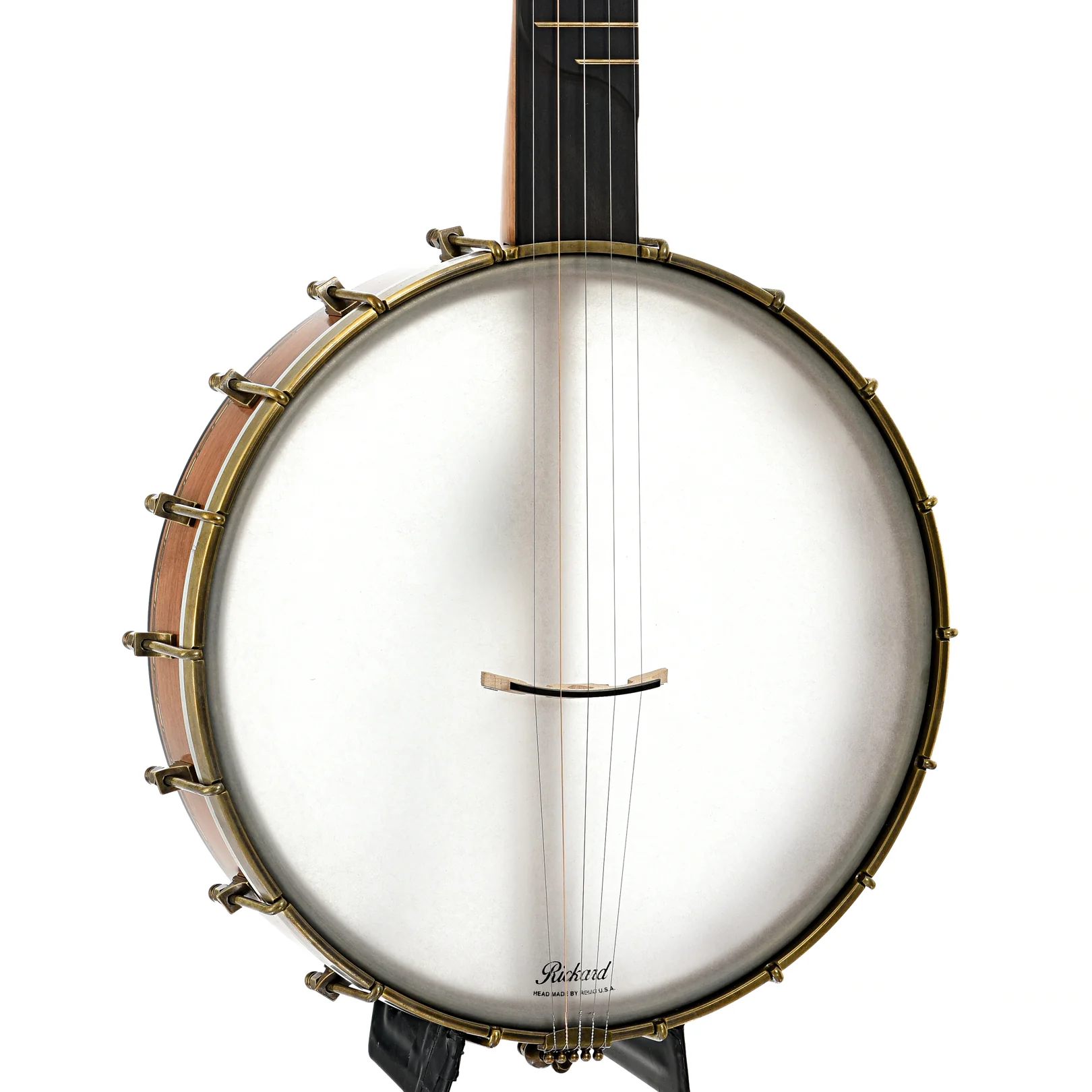 Rickard Little Wonder 12in Openback Banjo & Case, Cherry - Image 2