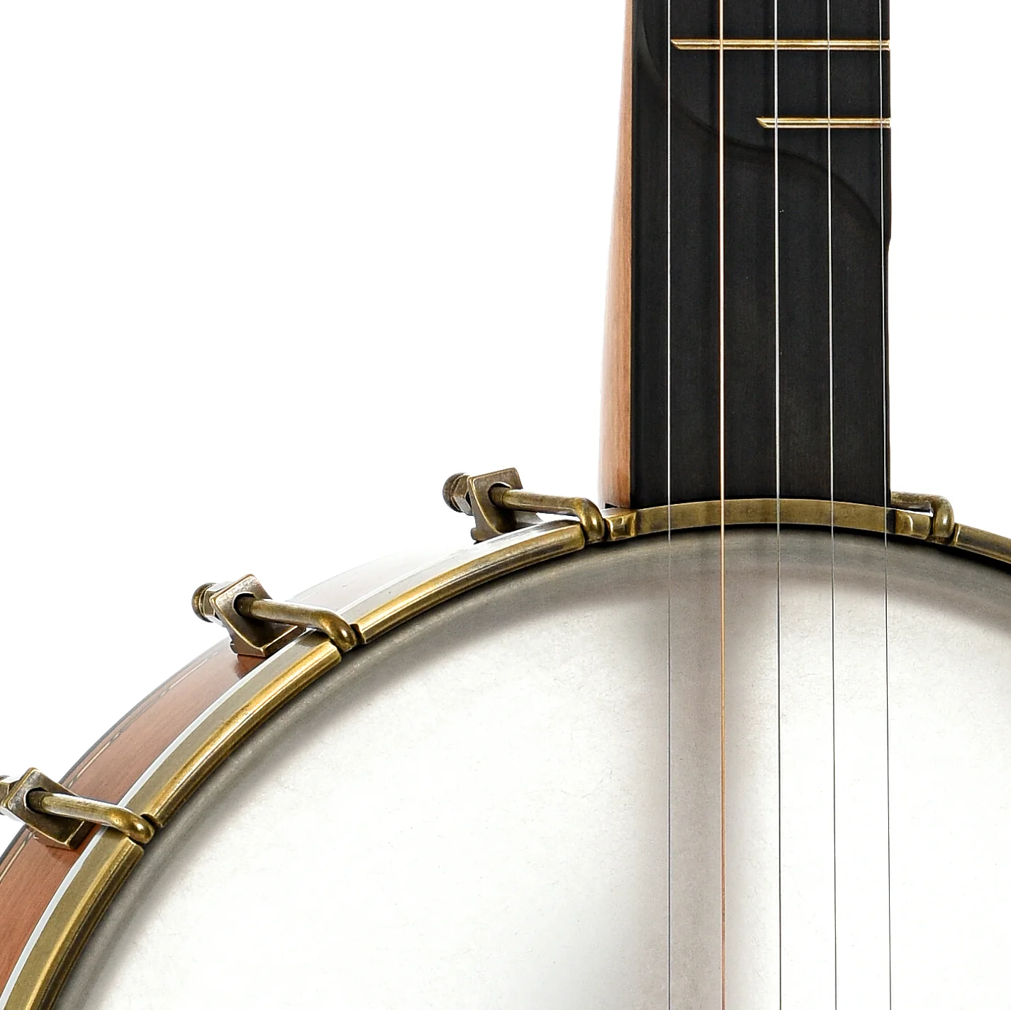 Rickard Little Wonder 12in Openback Banjo & Case, Cherry - Image 5