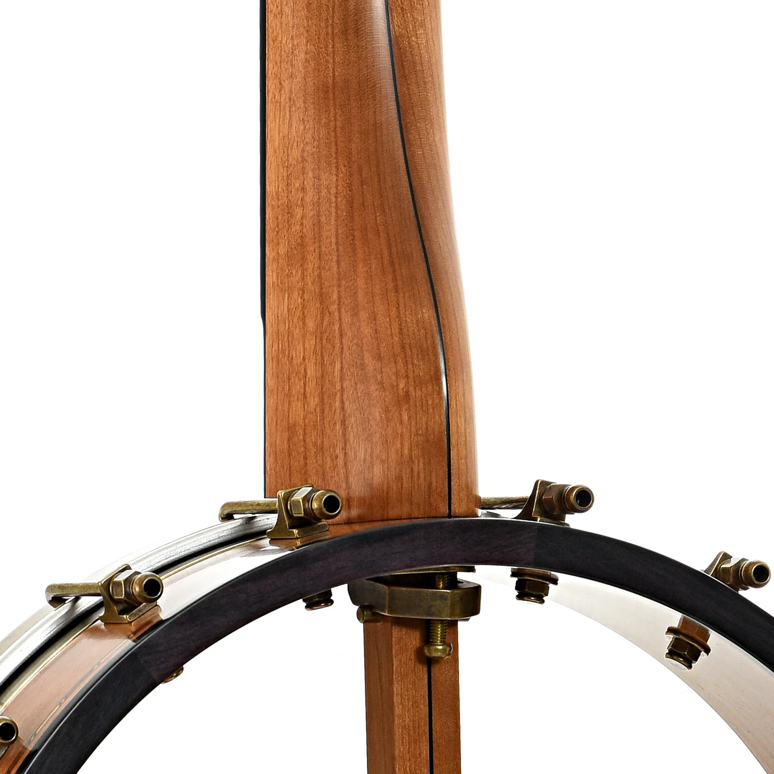 Rickard Little Wonder 12in Openback Banjo & Case, Cherry - Image 9
