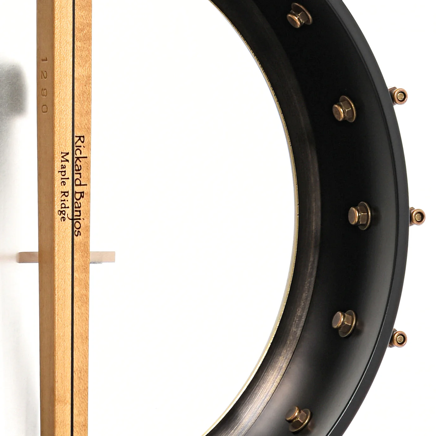 Rickard Maple Ridge 12in Openback Banjo & Case - Image 10