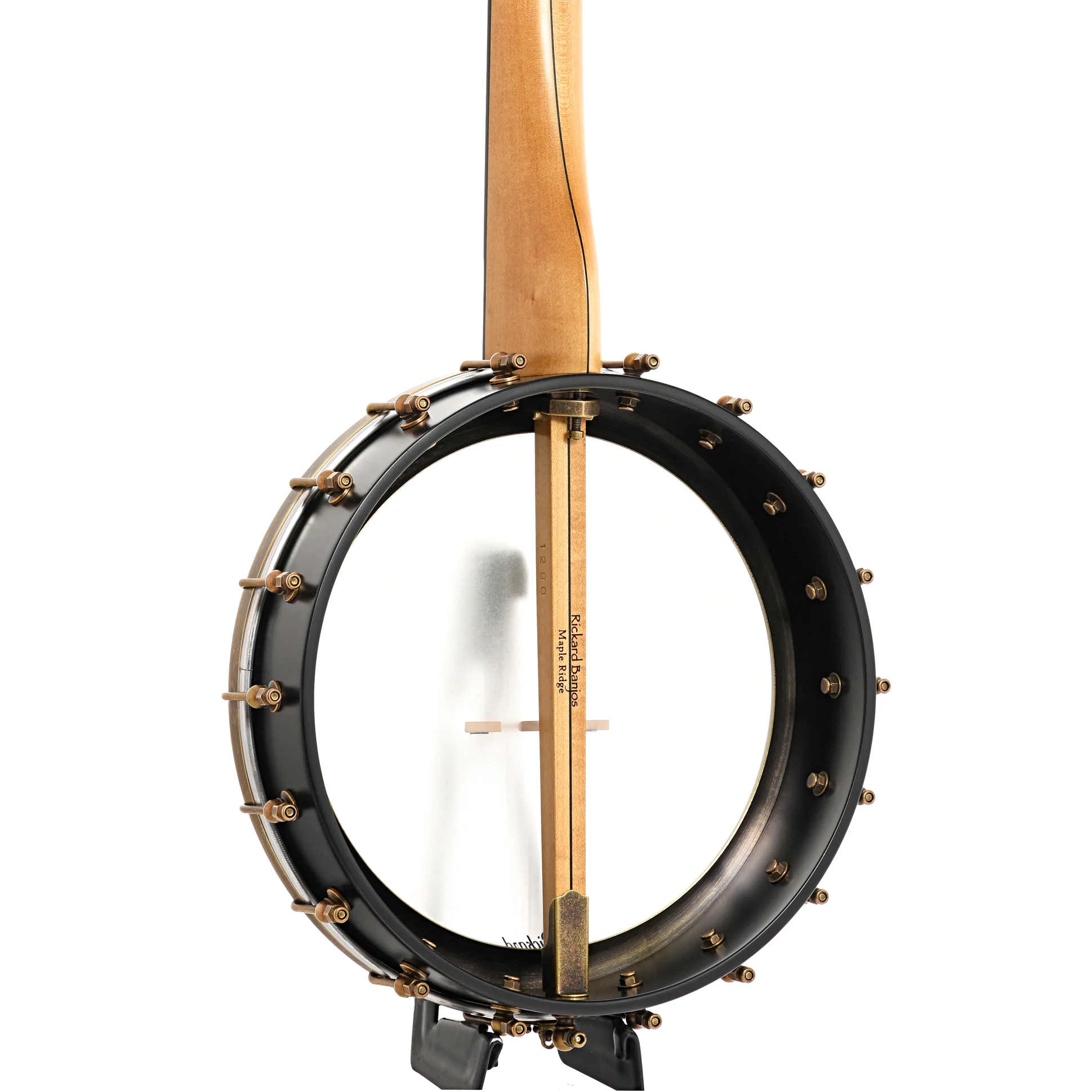 Rickard Maple Ridge 12in Openback Banjo & Case - Image 12