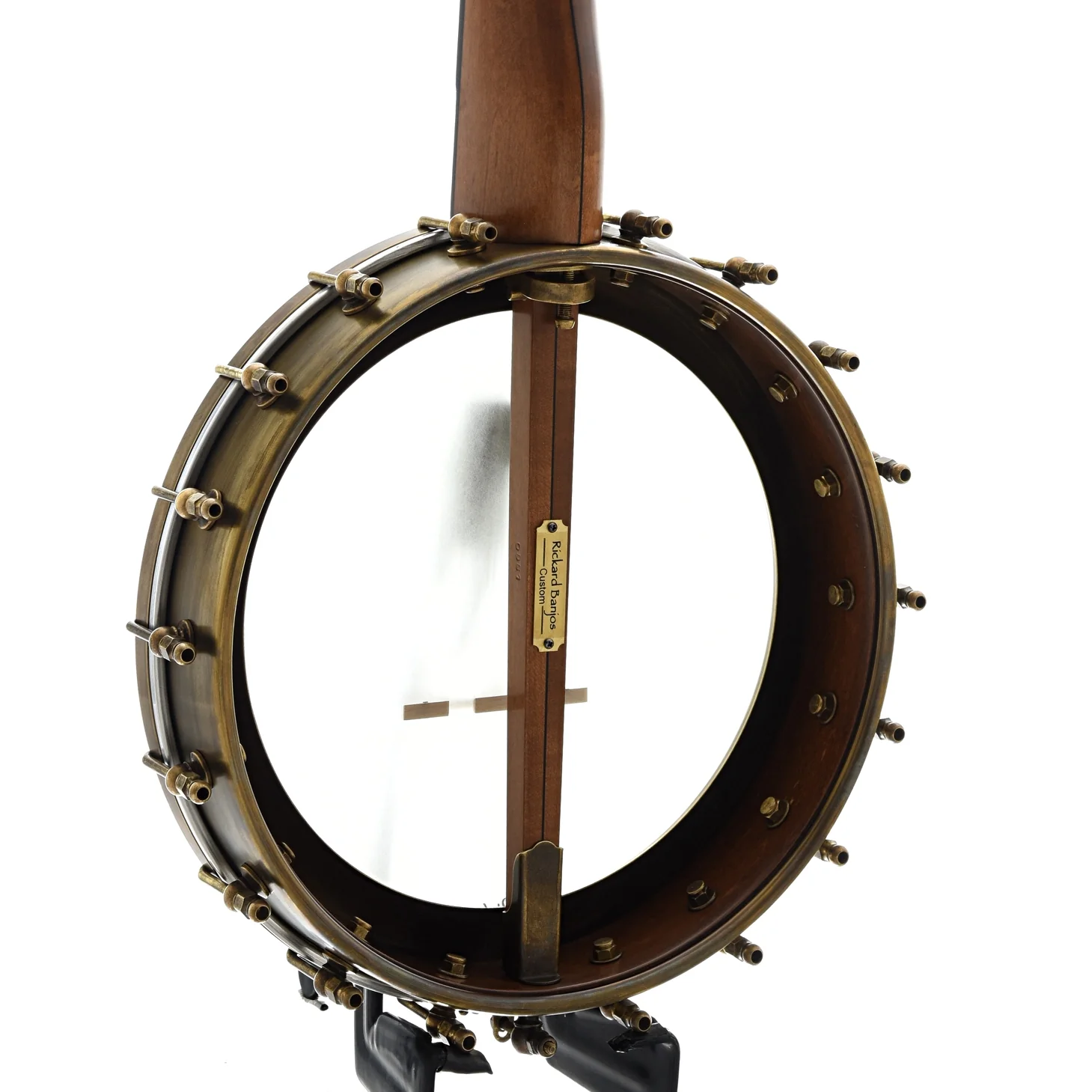 Rickard Dobson 11in Openback Banjo & Case, Spunover Rim - Image 10