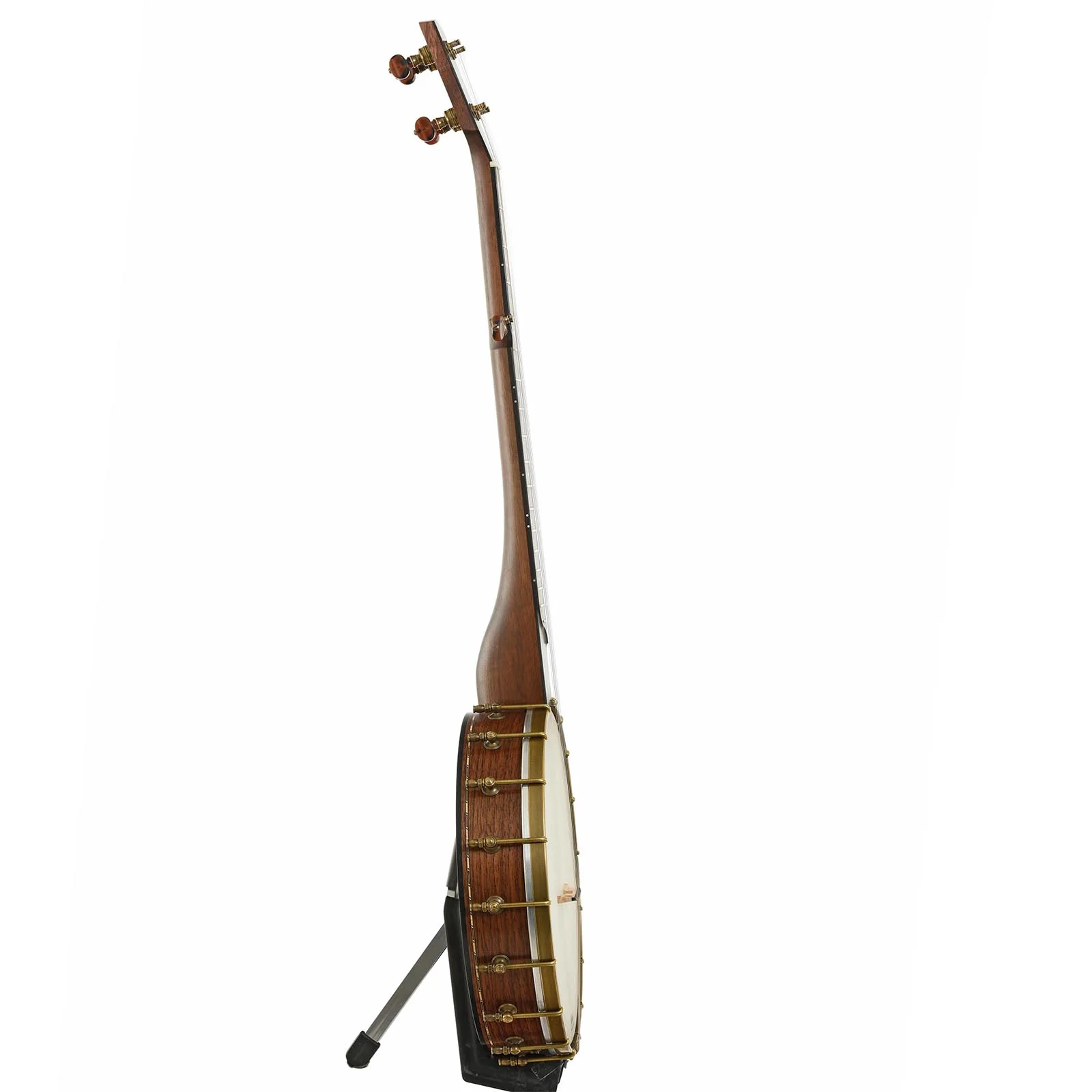 Rickard Dobson 12in Openback Banjo & Case, Walnut - Image 15