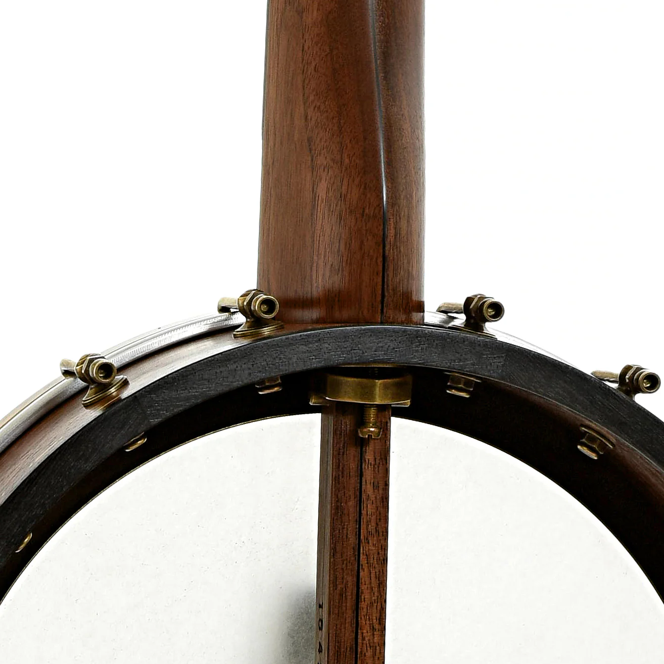 Rickard Dobson 12in Openback Banjo & Case, Walnut - Image 8