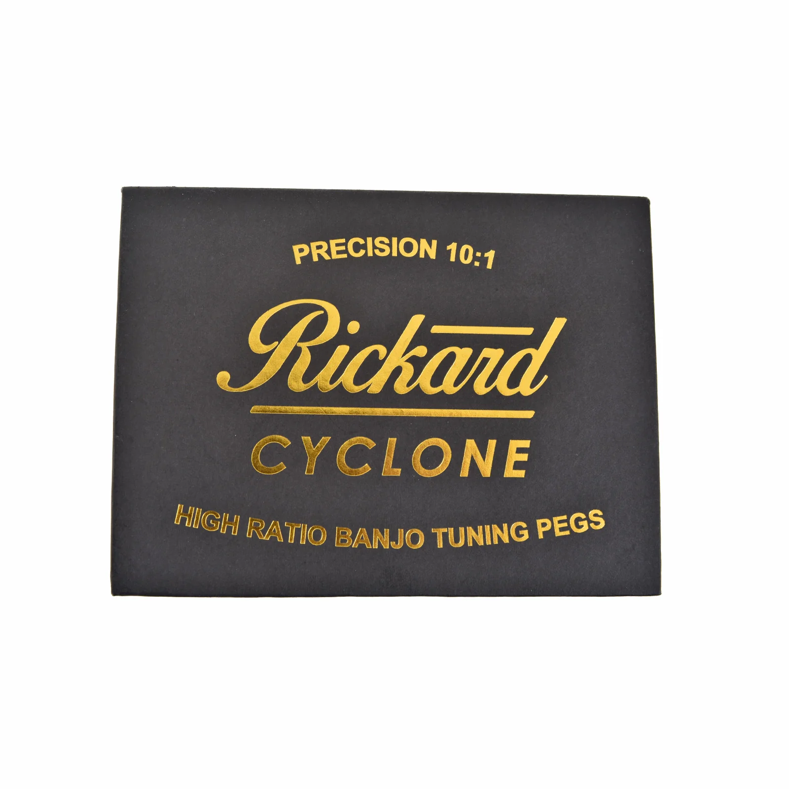 Rickard Cyclone 10:1 Banjo Tuners, Brass/Tortoise, Set/5 - Image 3