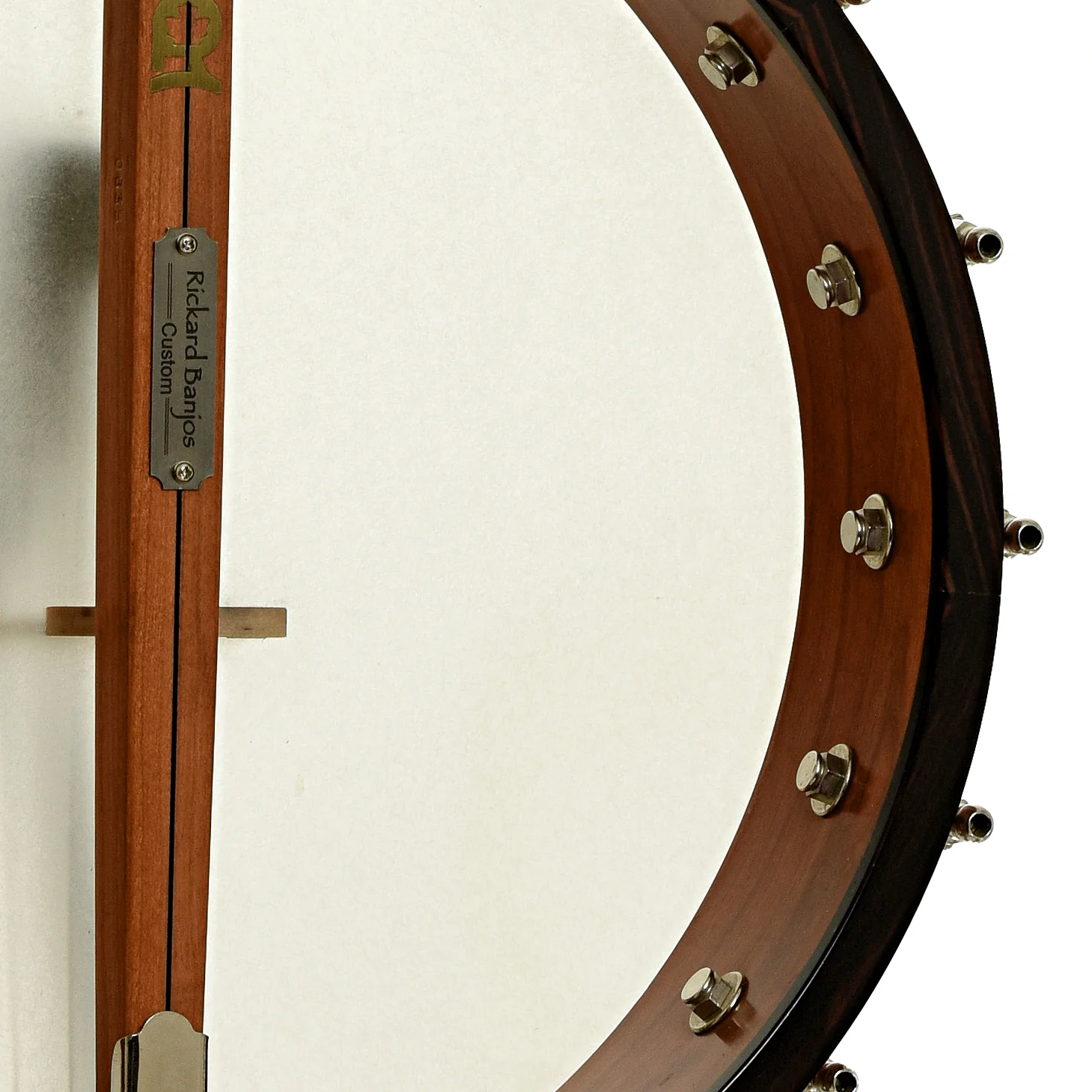 Rickard Little Wonder Cherry 12in. Custom Open Back Banjo (c.2015) - Image 10
