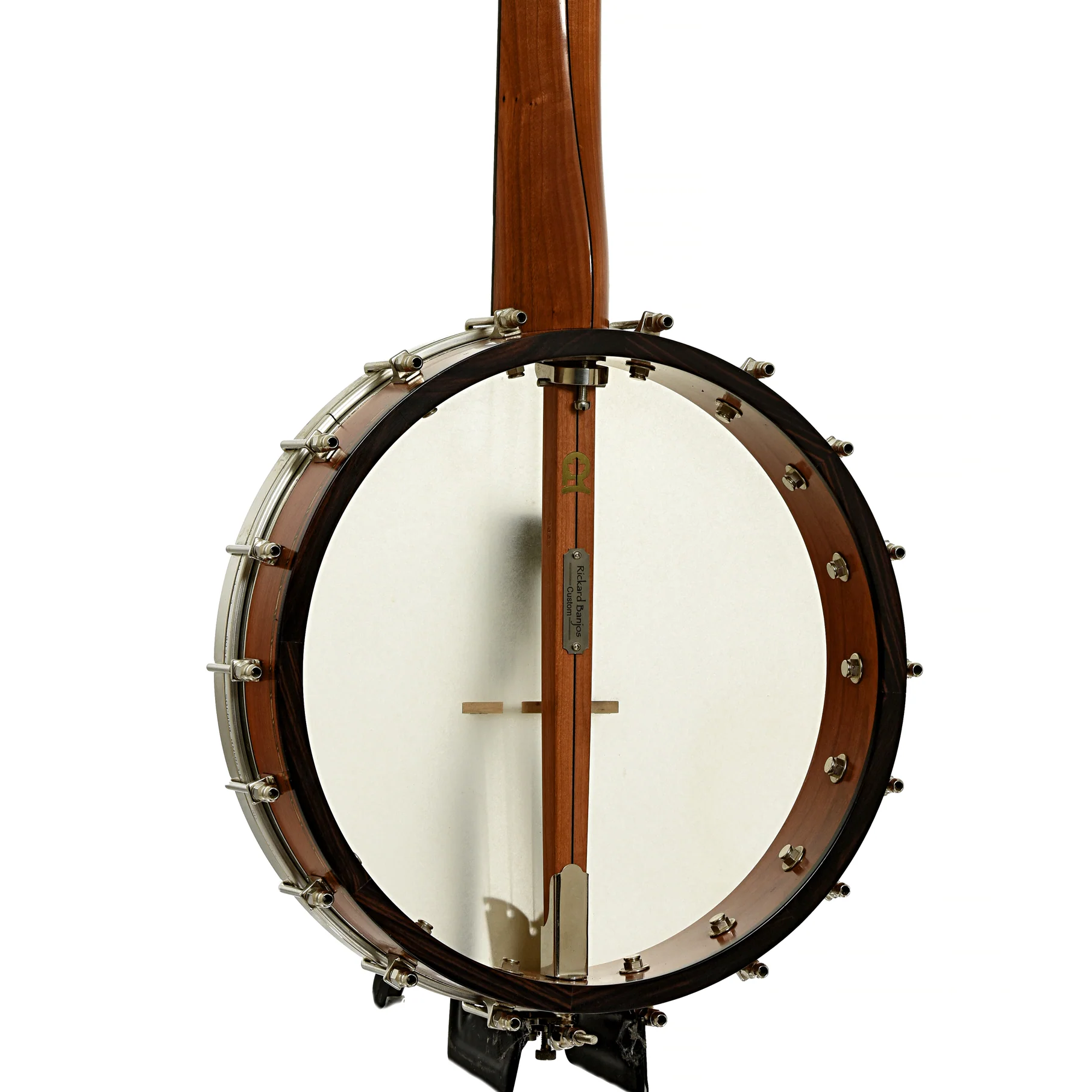 Rickard Little Wonder Cherry 12in. Custom Open Back Banjo (c.2015) - Image 12
