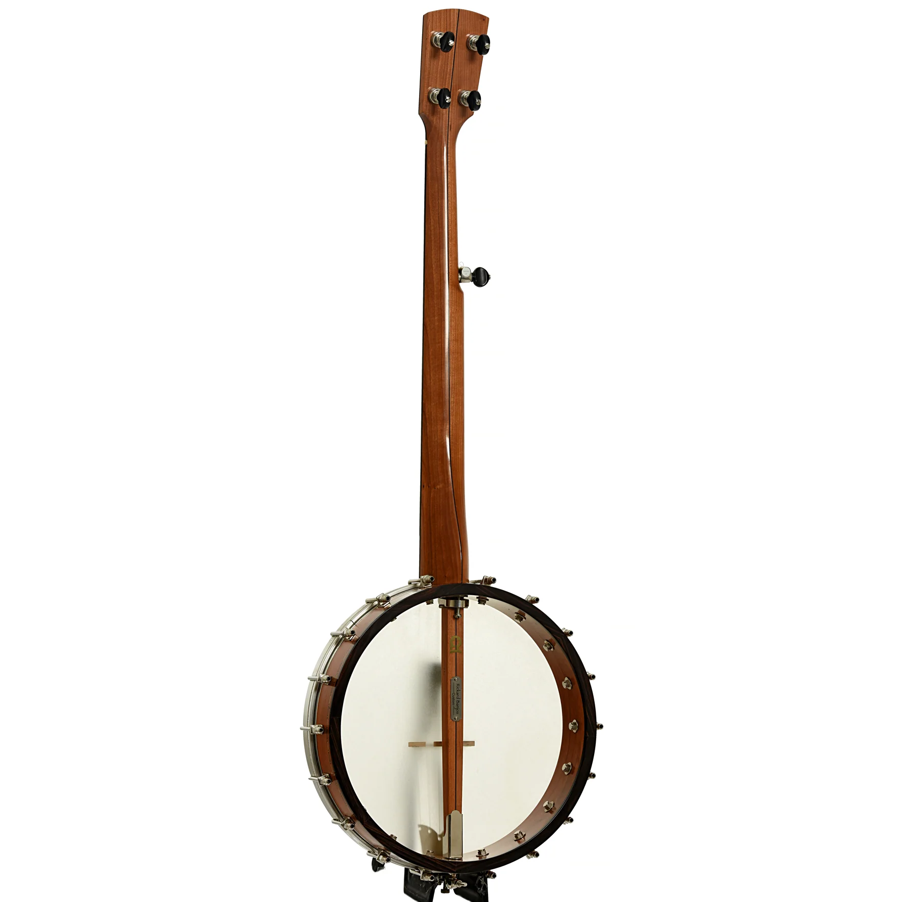 Rickard Little Wonder Cherry 12in. Custom Open Back Banjo (c.2015) - Image 13