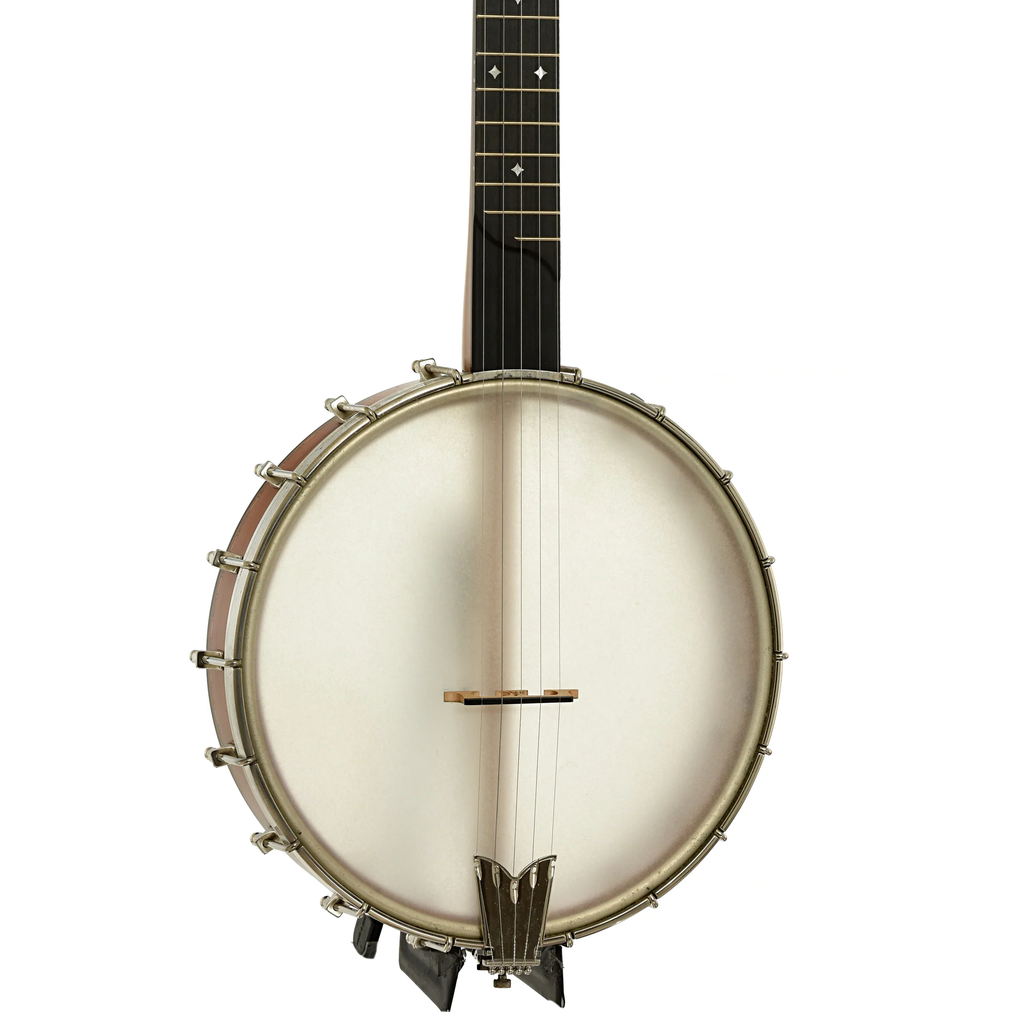 Rickard Little Wonder Cherry 12in. Custom Open Back Banjo (c.2015) - Image 2