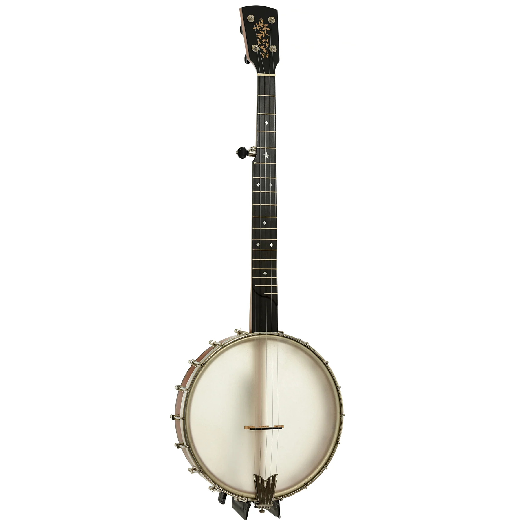 Rickard Little Wonder Cherry 12in. Custom Open Back Banjo (c.2015) - Image 3