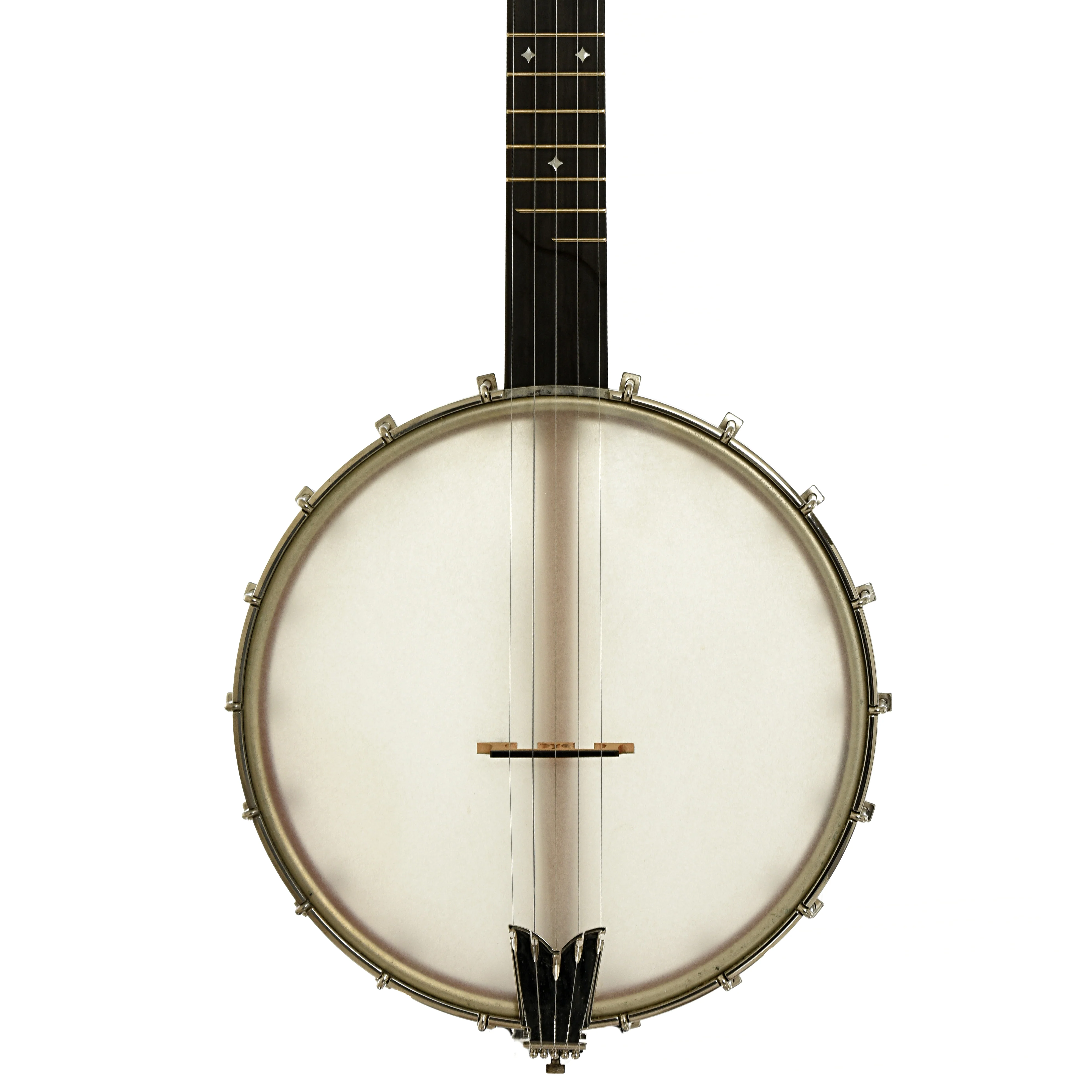 Rickard Little Wonder Cherry 12in. Custom Open Back Banjo (c.2015) - Image 4