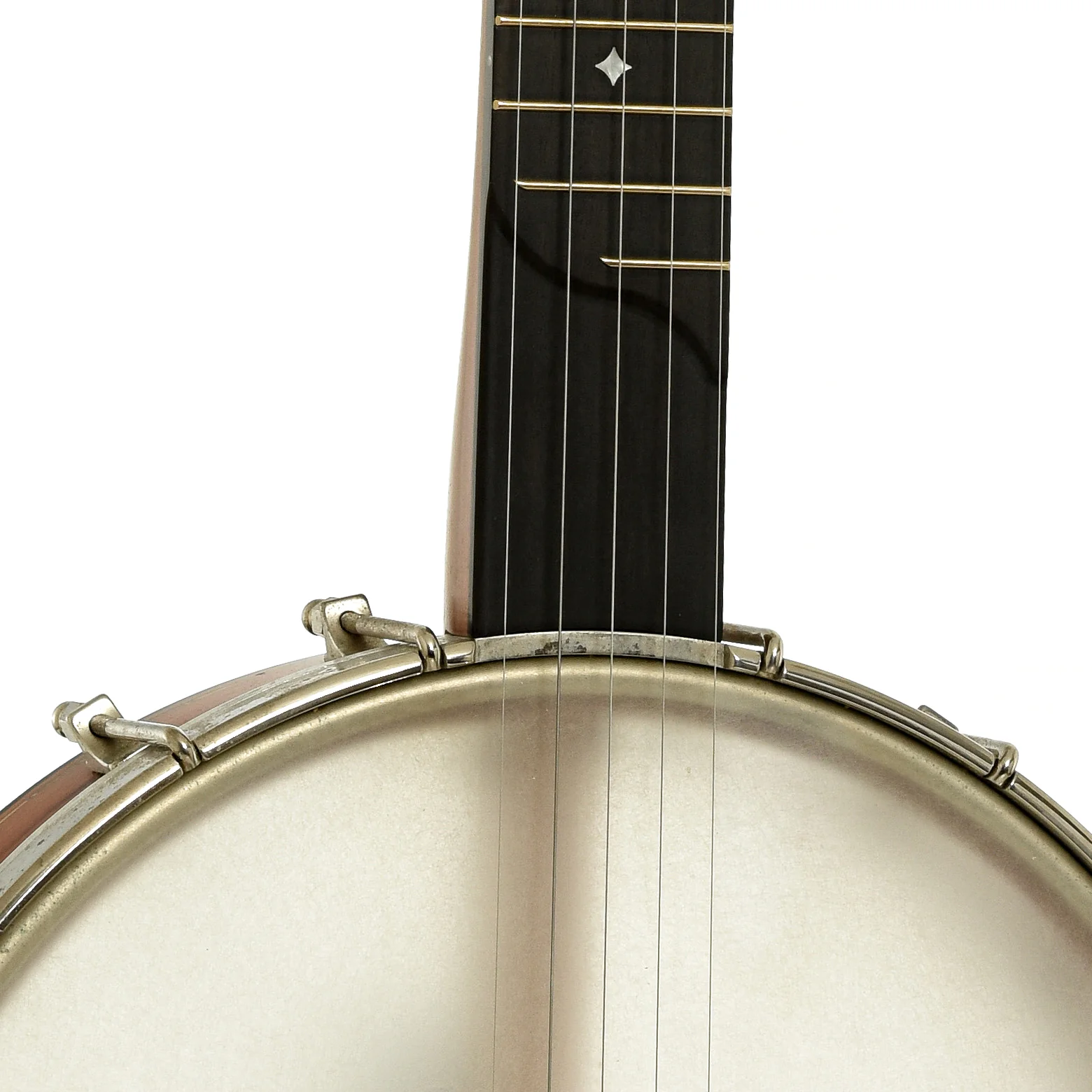 Rickard Little Wonder Cherry 12in. Custom Open Back Banjo (c.2015) - Image 6