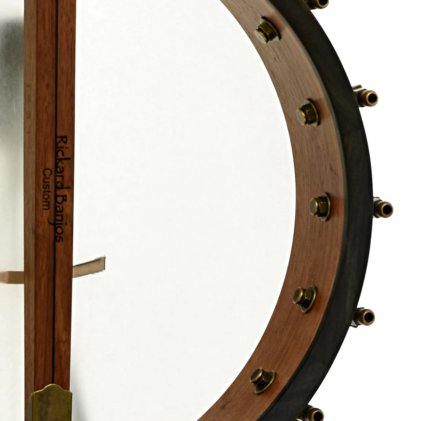 Rickard Little Wonder Walnut Custom Open Back Banjo (c.2023) - Image 10