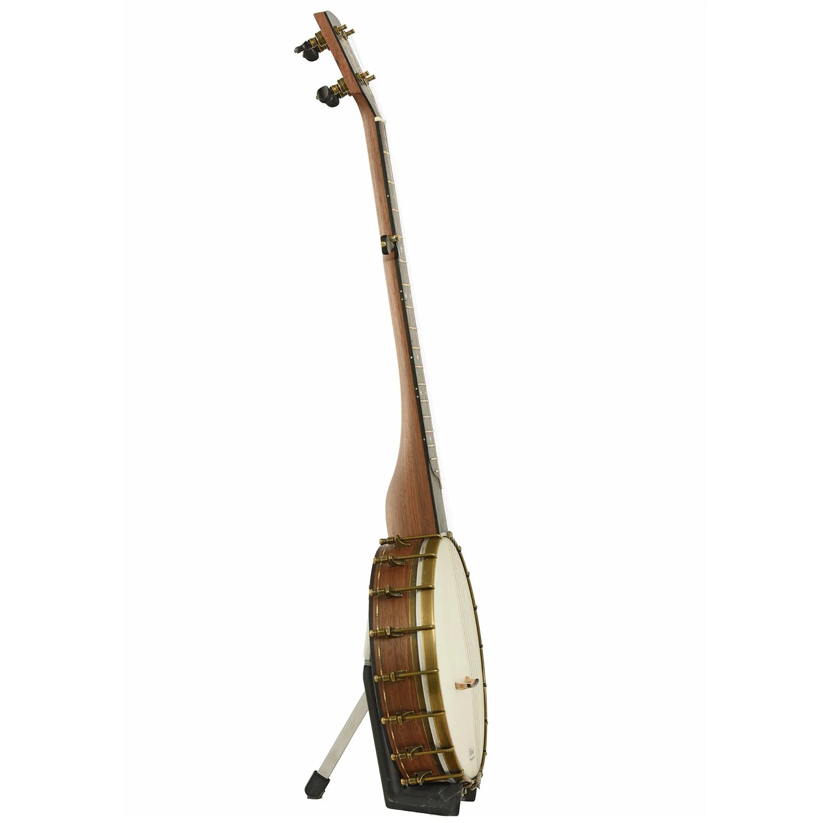 Rickard Little Wonder Walnut Custom Open Back Banjo (c.2023) - Image 15