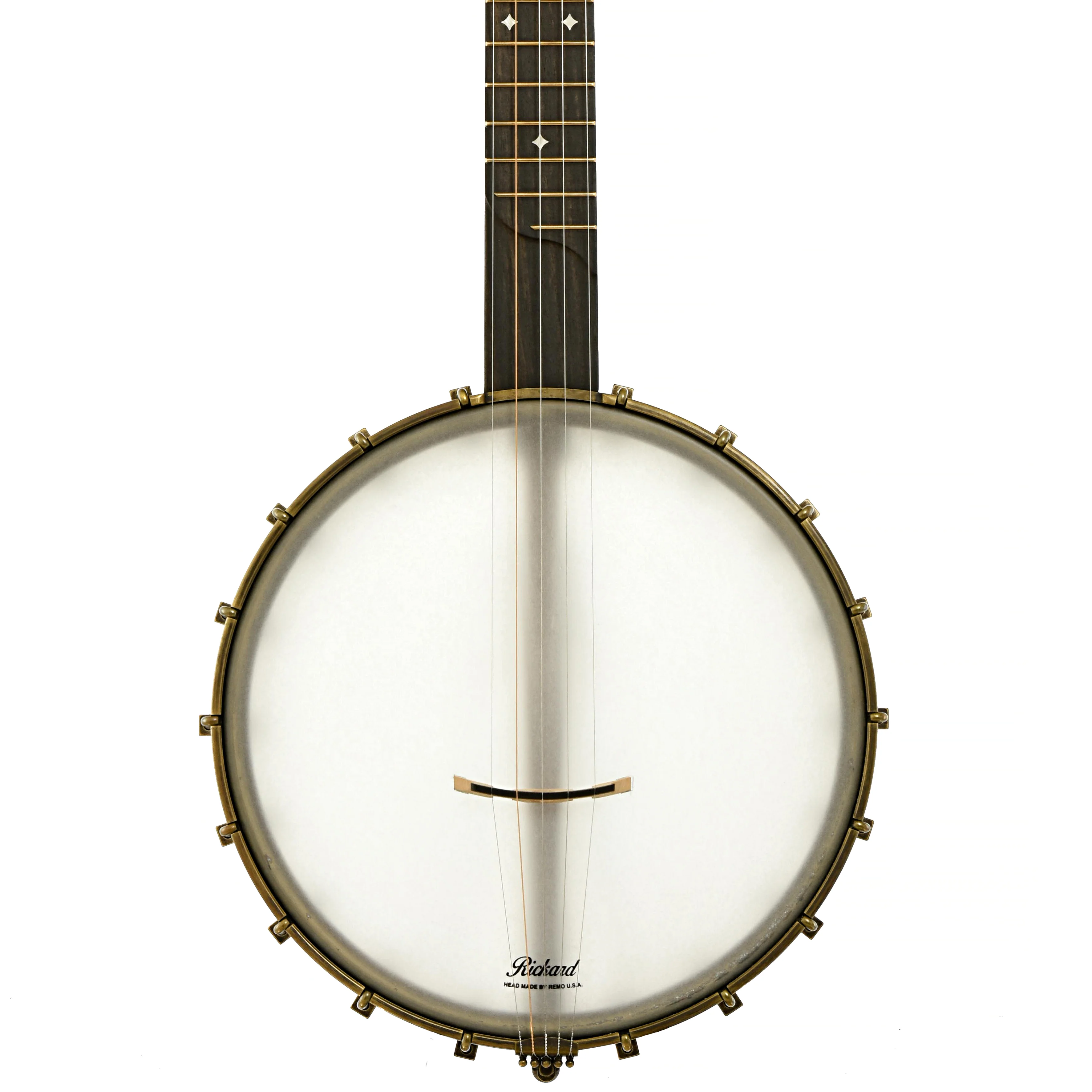 Rickard Little Wonder Walnut Custom Open Back Banjo (c.2023) - Image 4