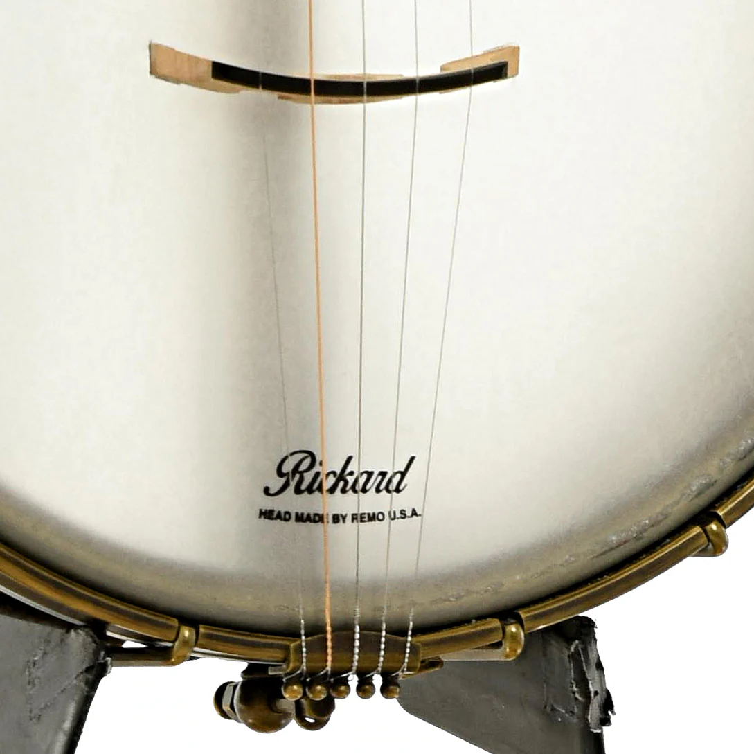 Rickard Little Wonder Walnut Custom Open Back Banjo (c.2023) - Image 5