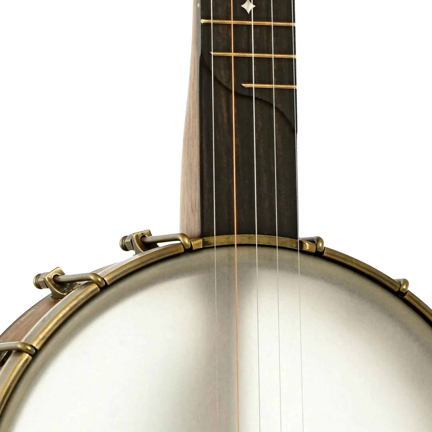 Rickard Little Wonder Walnut Custom Open Back Banjo (c.2023) - Image 6