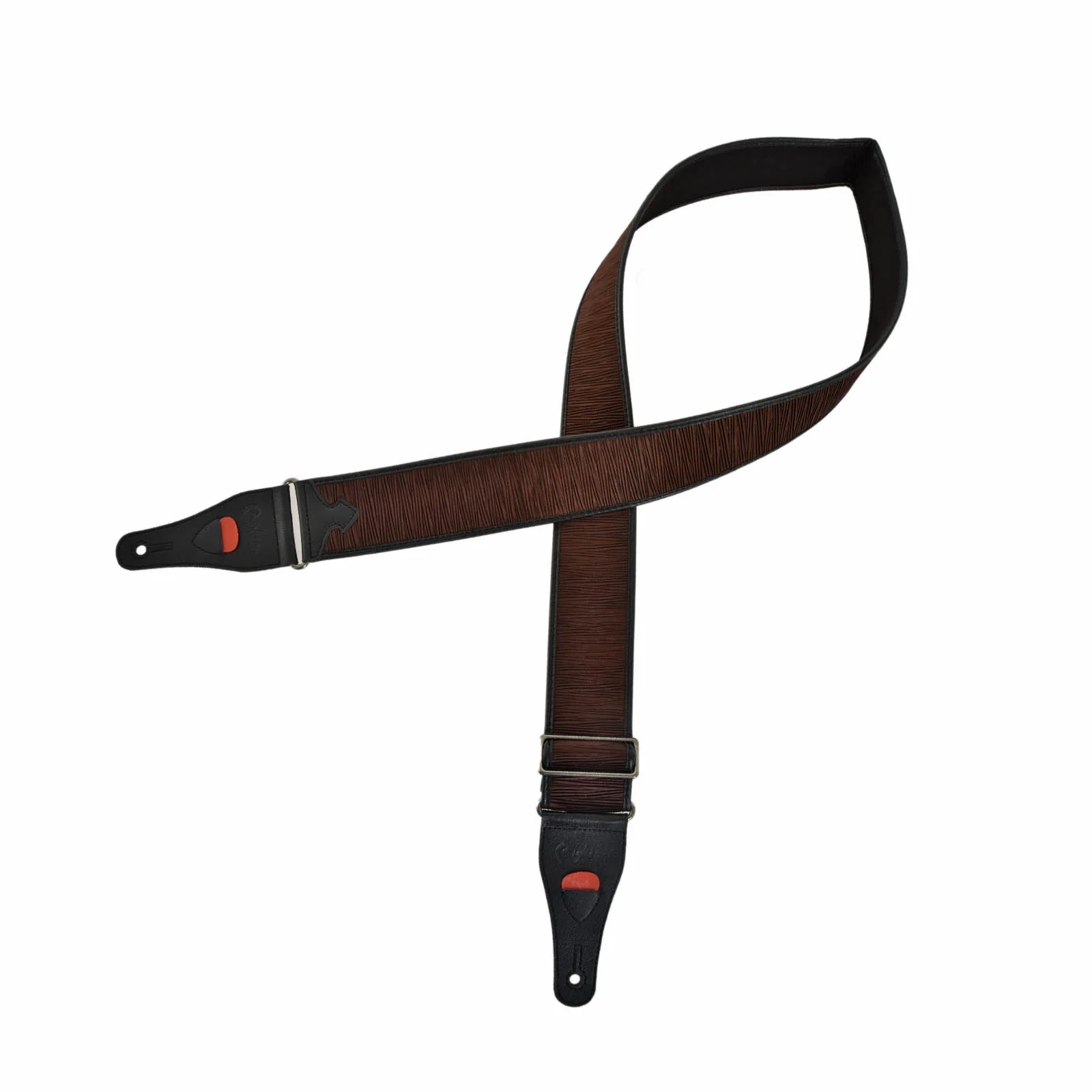 Right On! Straps Talisman Dune Brown Guitar Strap - Image 4
