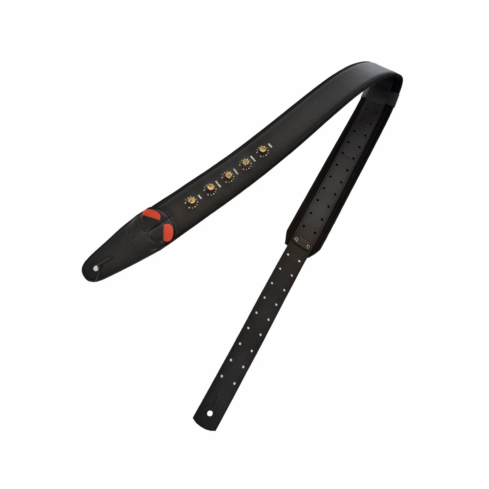 Right On! Straps Mojo Spinal Tap Black Guitar Strap - Image 2