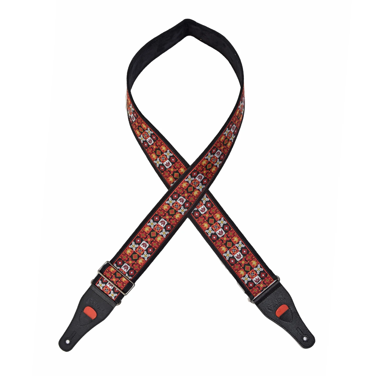 Right On! Straps Standard Plus Hendrix Red Guitar Strap - Image 3
