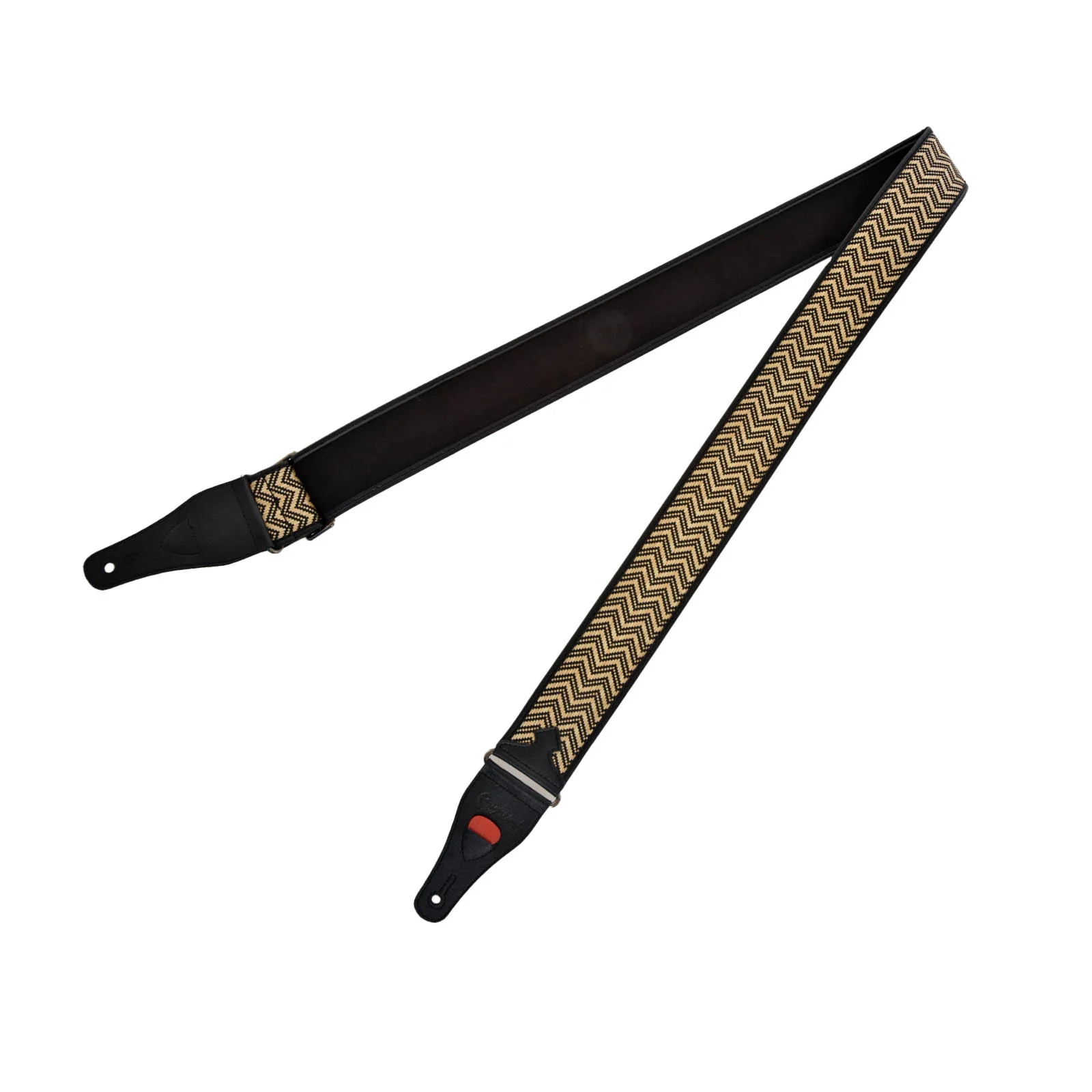 Right On! Straps Talisman Victoria Black Guitar Strap - Image 2