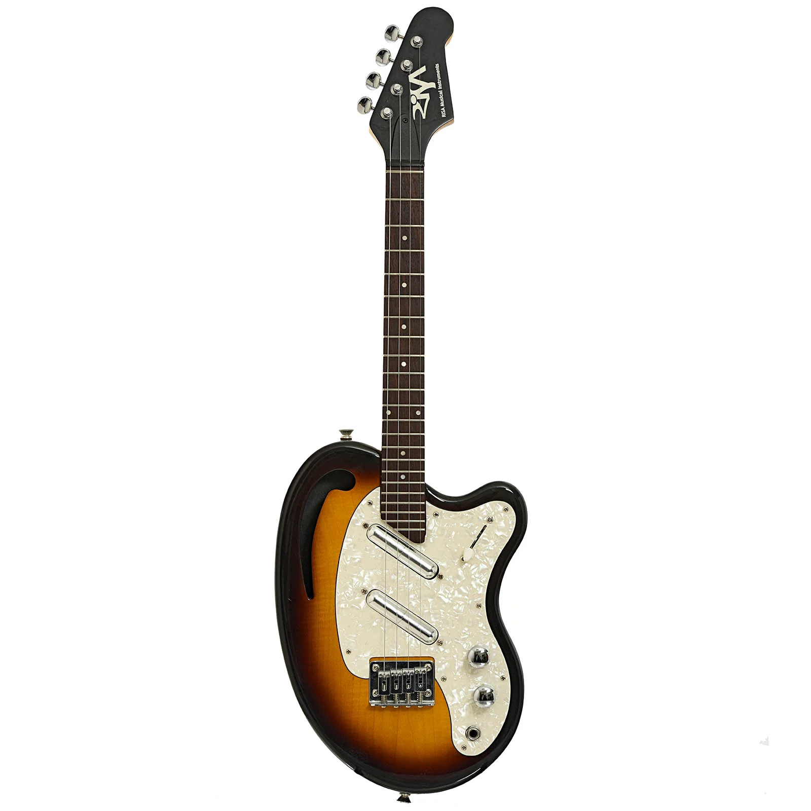 Risa Tenor Electric Kidney Bean Ukulele (2000s) - Image 14