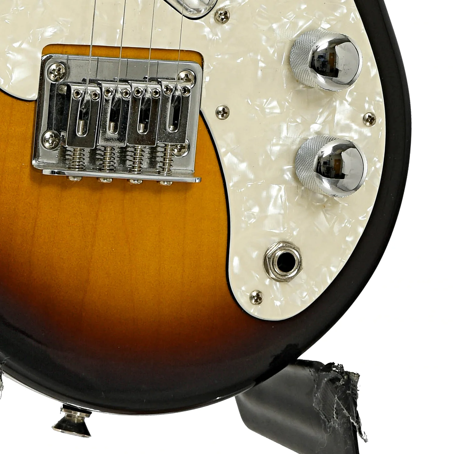 Risa Tenor Electric Kidney Bean Ukulele (2000s) - Image 5