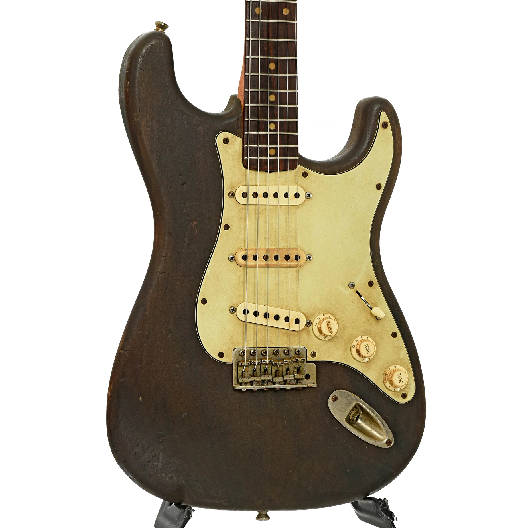 Rocketfire Total 60's Barnboard Electric Guitar (2008) - Image 4
