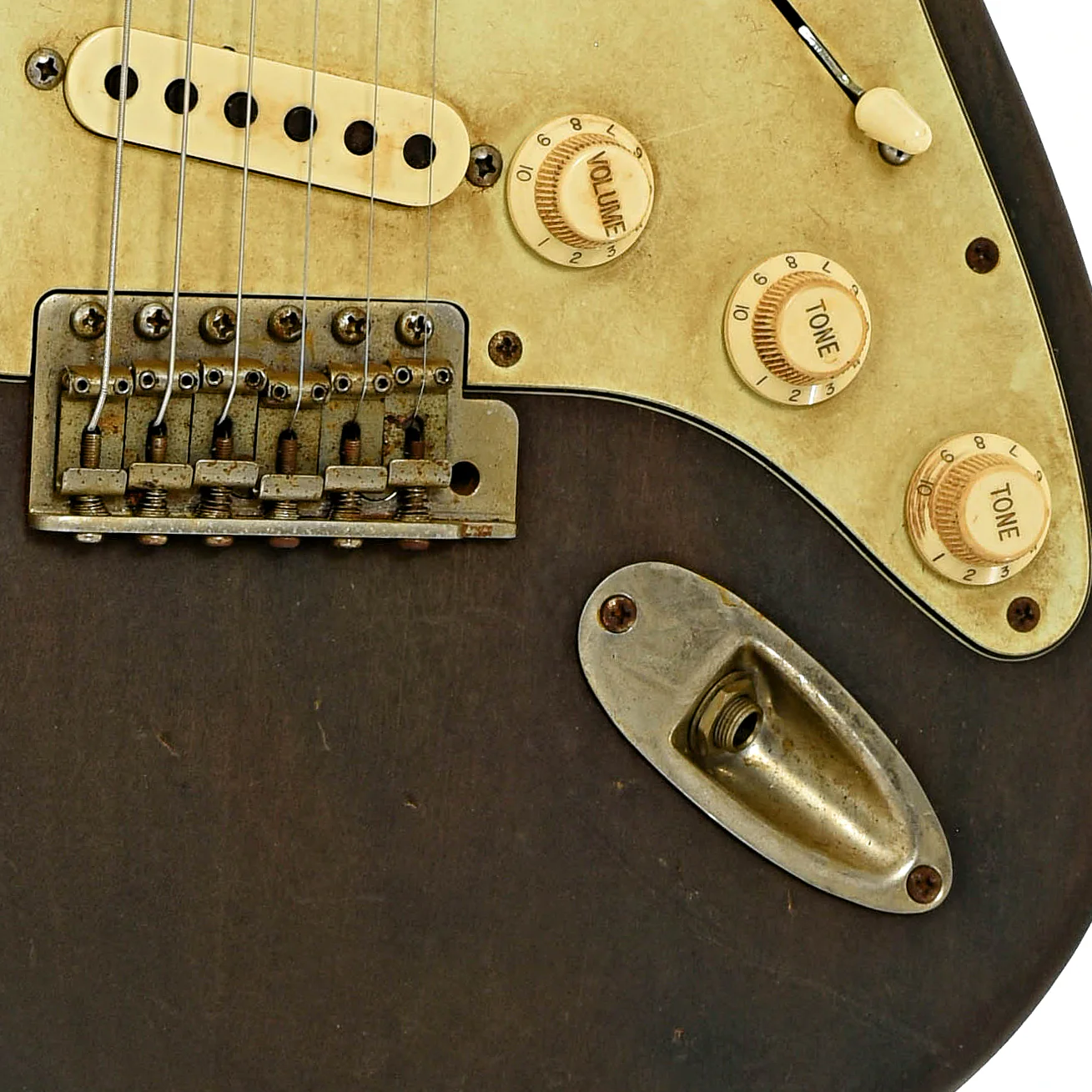 Rocketfire Total 60's Barnboard Electric Guitar (2008) - Image 5