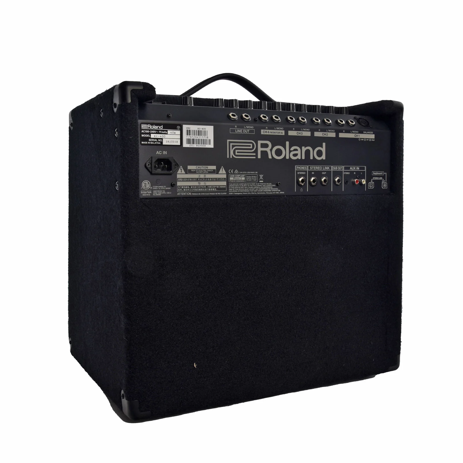 Roland KC-400 Keyboard/Acoustic Combo Amplifier (2018) - Image 4
