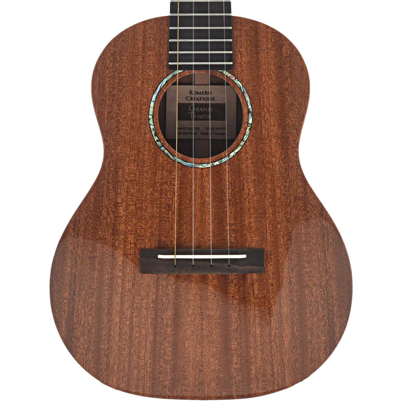 Romero Creations Grand Tenor Ukulele, All Mahogany - Image 2