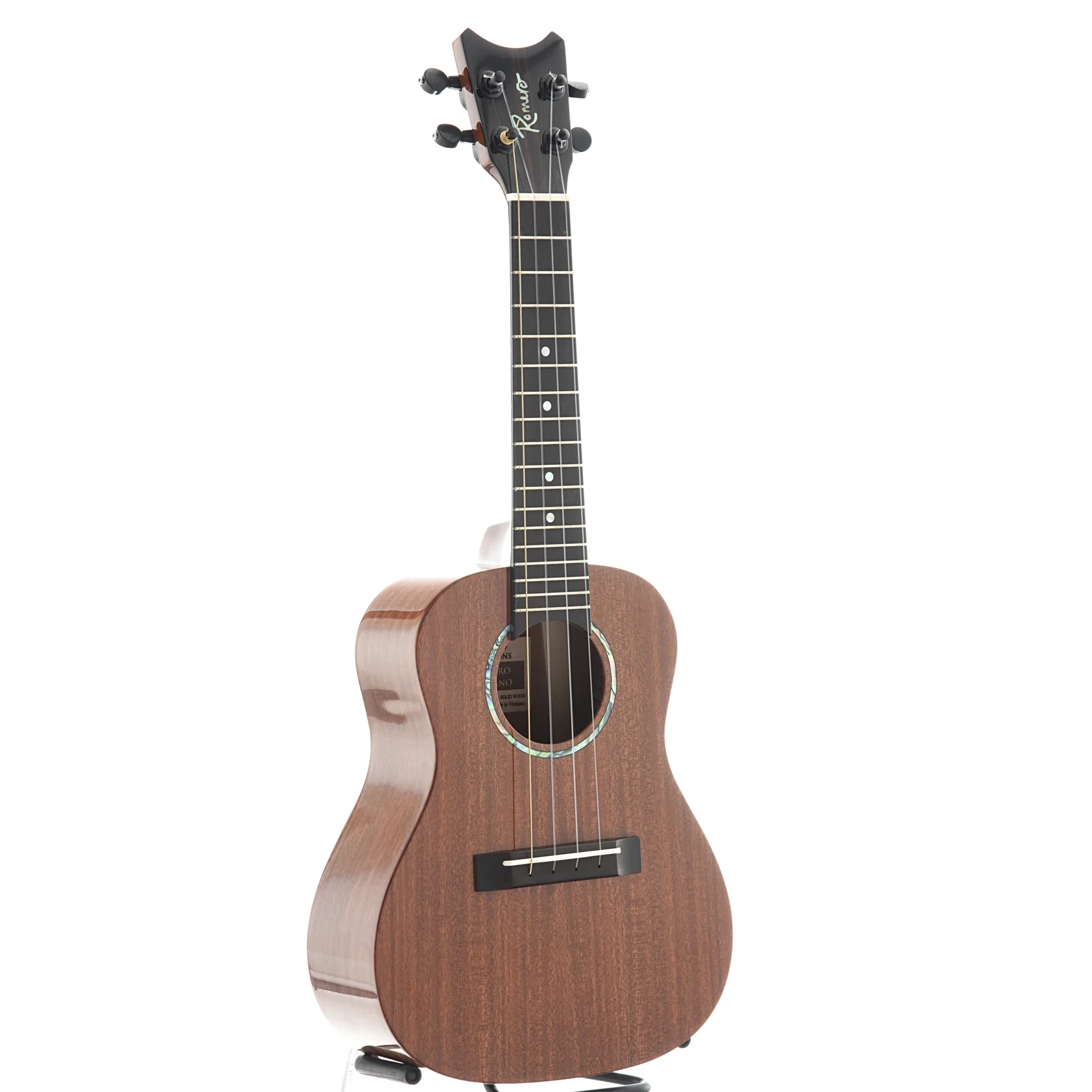 Romero Creations Soprano Large Body Ukulele, Mahogany - Image 11