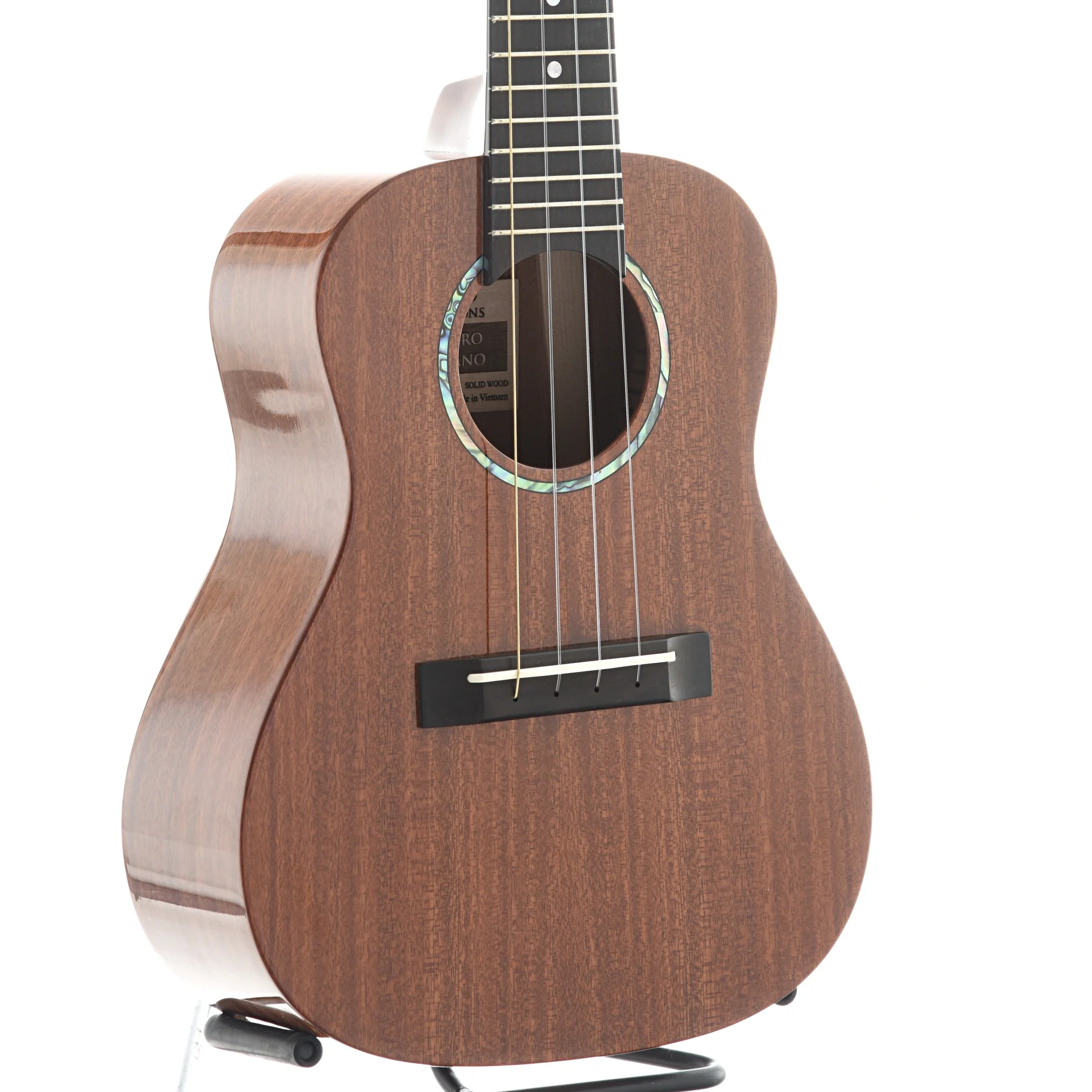 Romero Creations Soprano Large Body Ukulele, Mahogany - Image 4