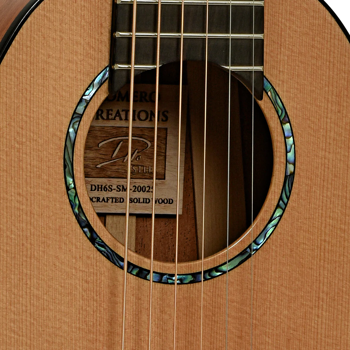Romero Daniel Ho DH6S-SM Travel Guitar (2020) - Image 6