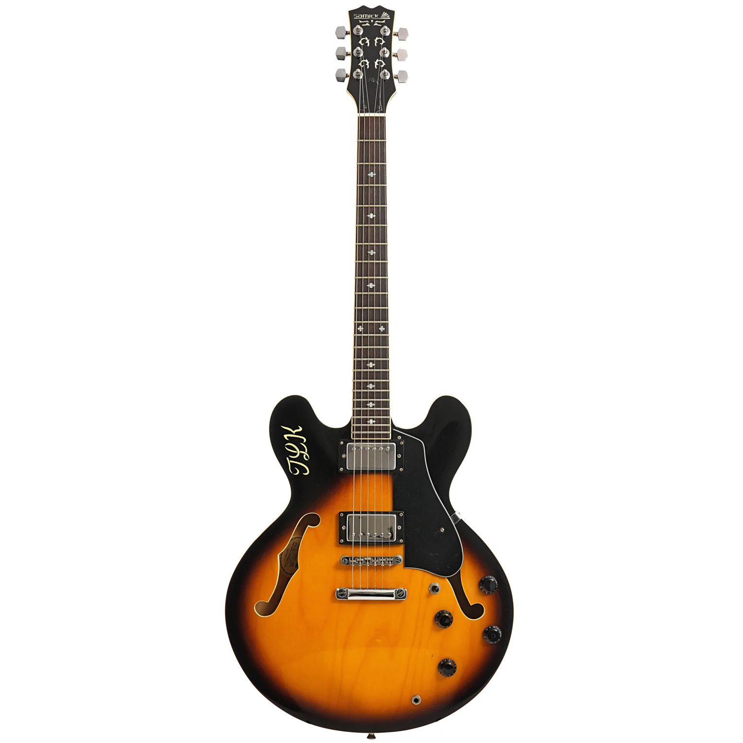 Samick SARC-902 Semi-Hollowbody Electric Guitar (1990) - Image 14