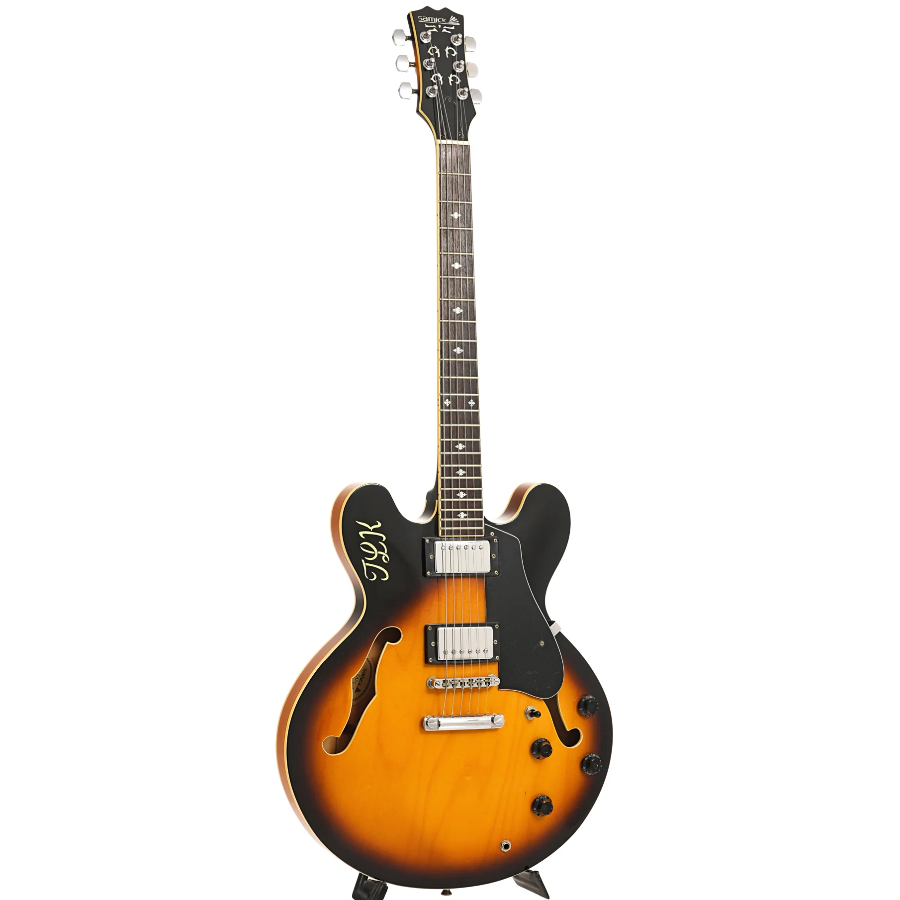 Samick SARC-902 Semi-Hollowbody Electric Guitar (1990) - Image 3