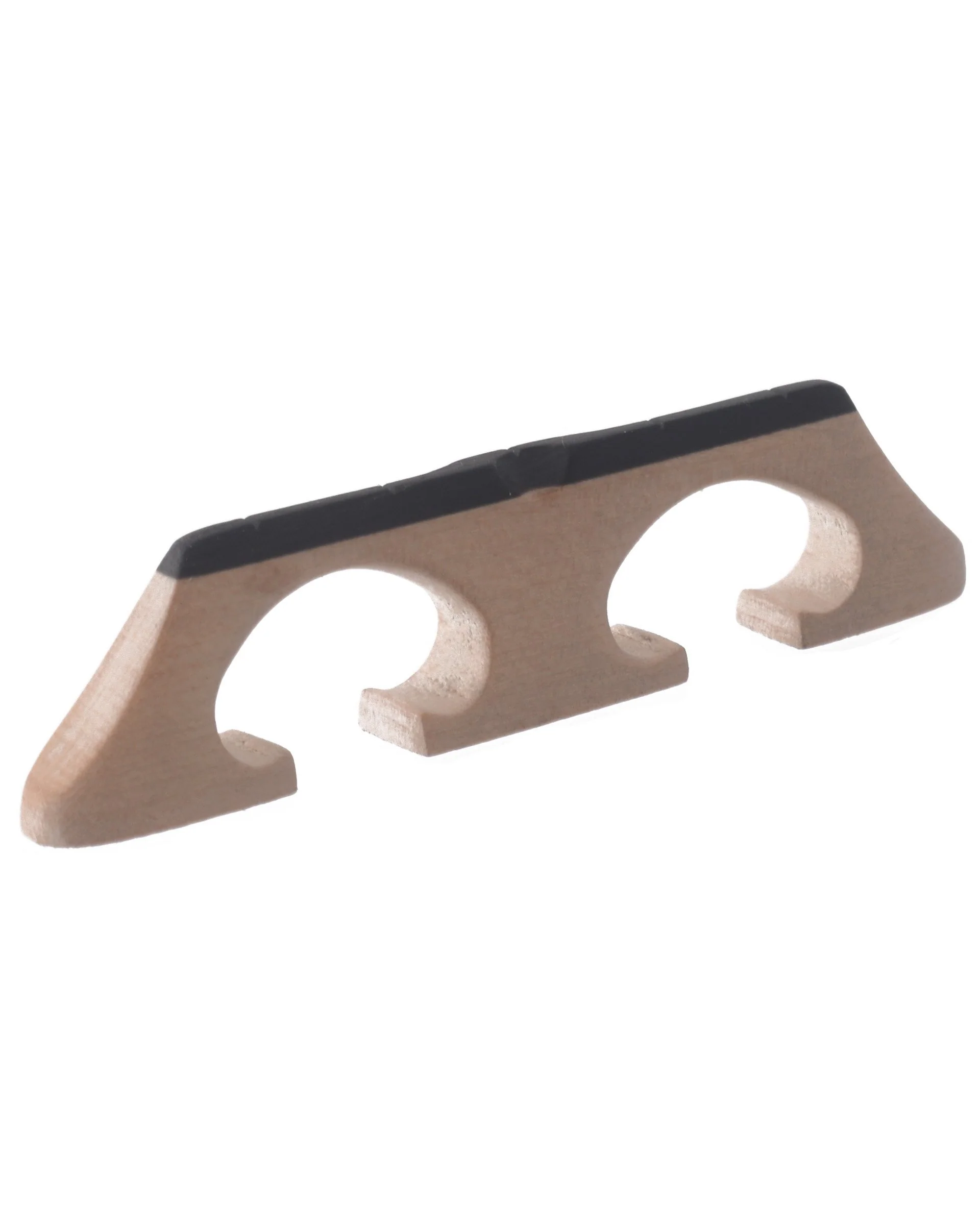 Sampson Bluegrass Banjo Bridge, 5/8" Maple/Ebony, Crowe-Spaced - Image 2