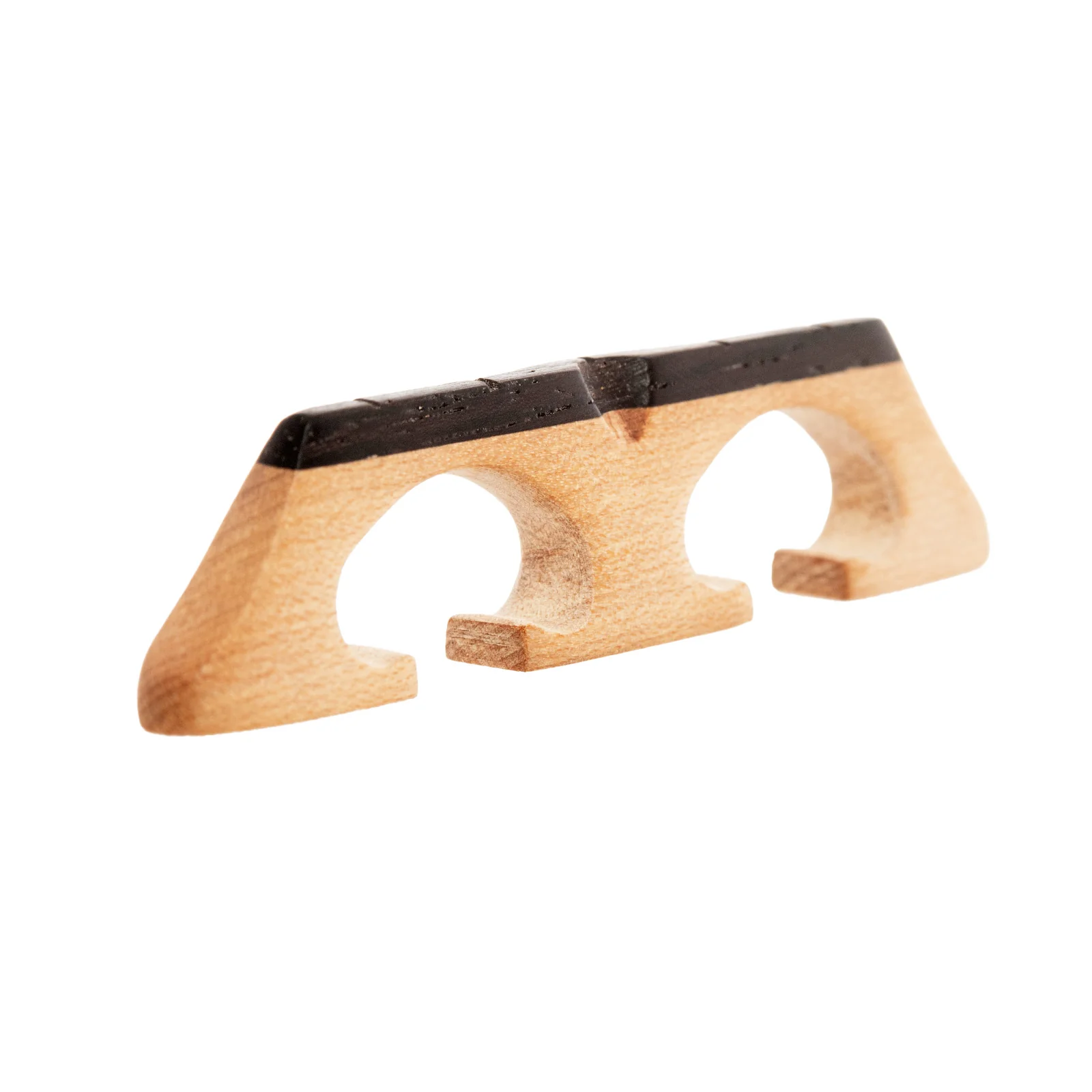 Sampson Bluegrass Banjo Bridge, 5/8" Maple/Rosewood Crowe-Spaced - Image 2
