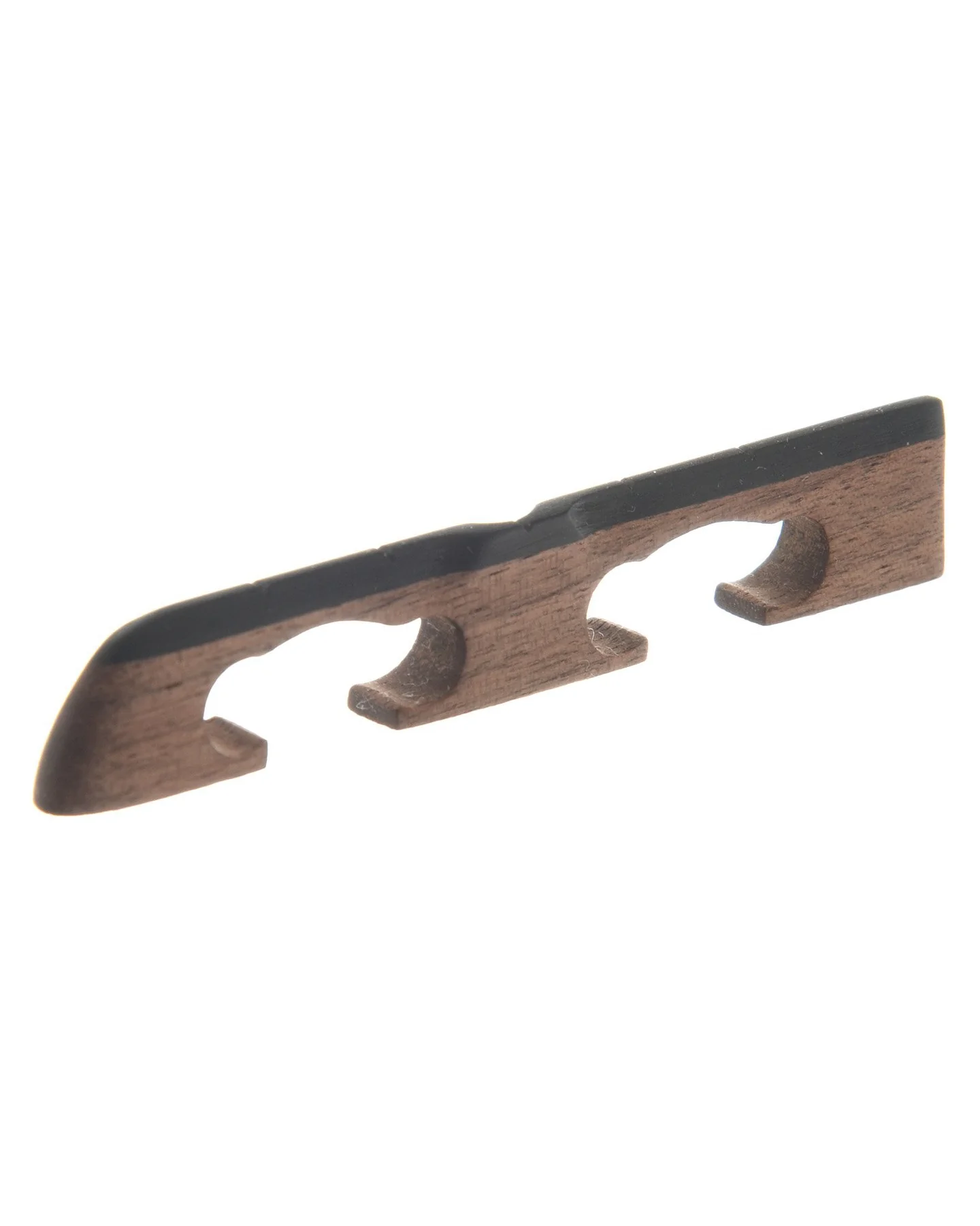 Sampson Standard Banjo Bridge, 1/2" Walnut Standard-Spaced - Image 2
