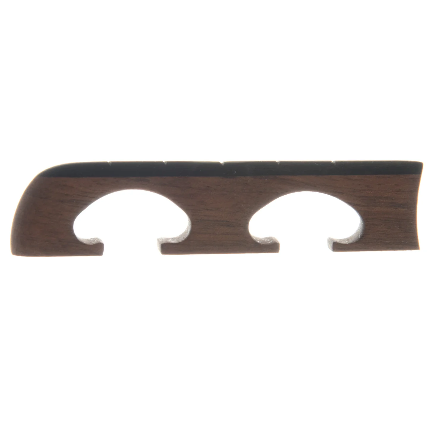 Sampson Standard Banjo Bridge, 11/16" Walnut Standard-Spaced - Image 3