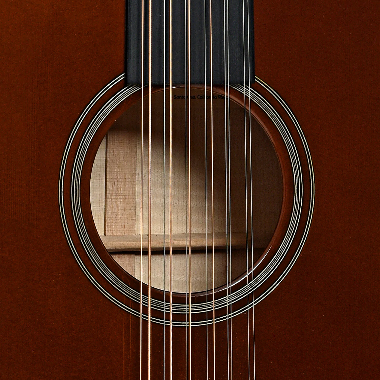 Santa Cruz 00 12-String Acoustic-Electric Guitar (2008) - Image 6