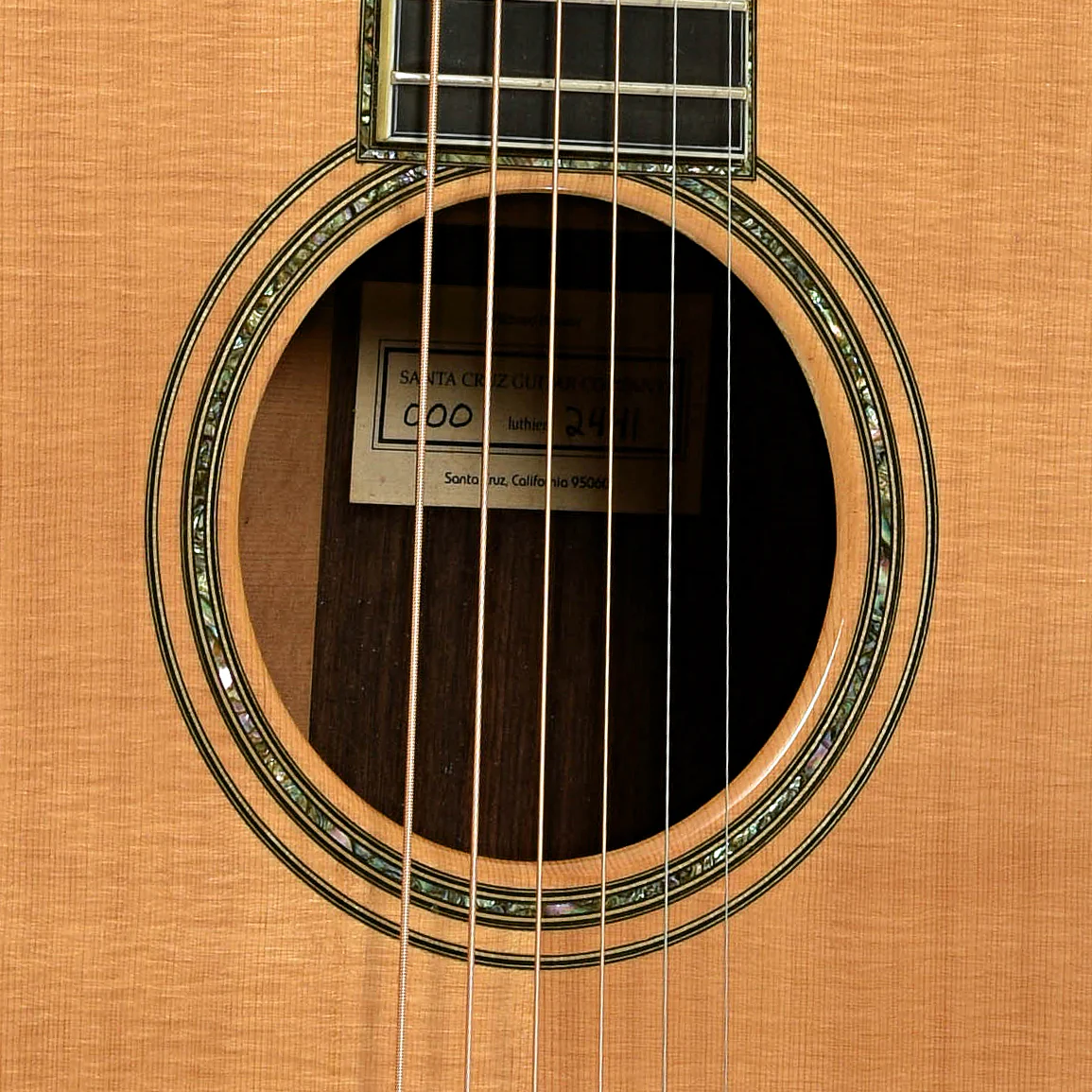 Santa Cruz 000-42 Brazilian Acoustic Guitar (2003) - Image 6