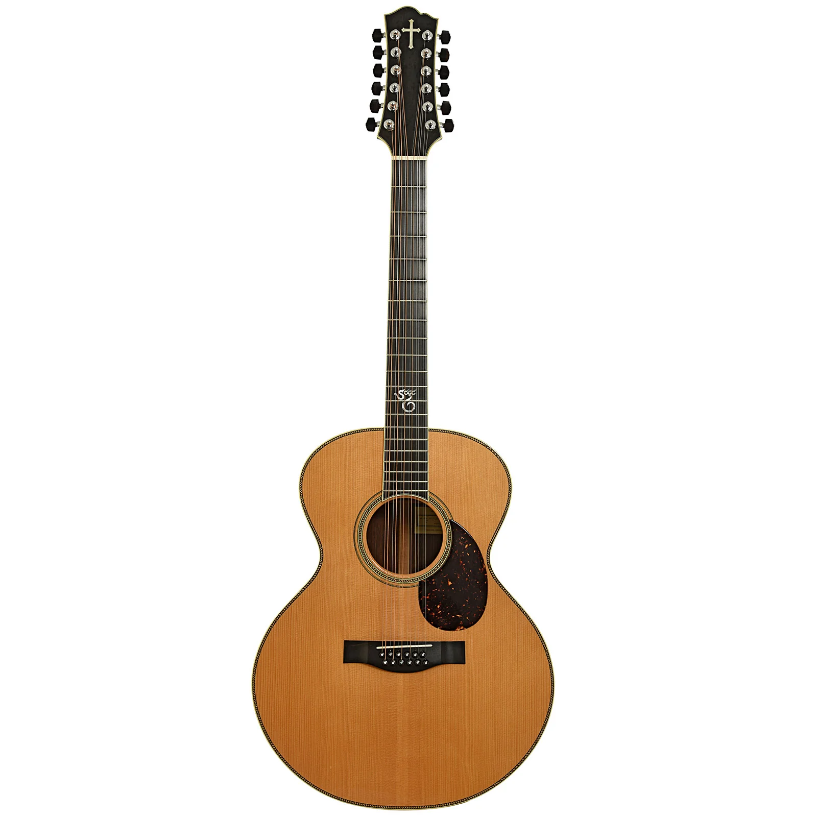 Santa Cruz Brazilian F Custom 12-String Acoustic Guitar (1998) - Image 14