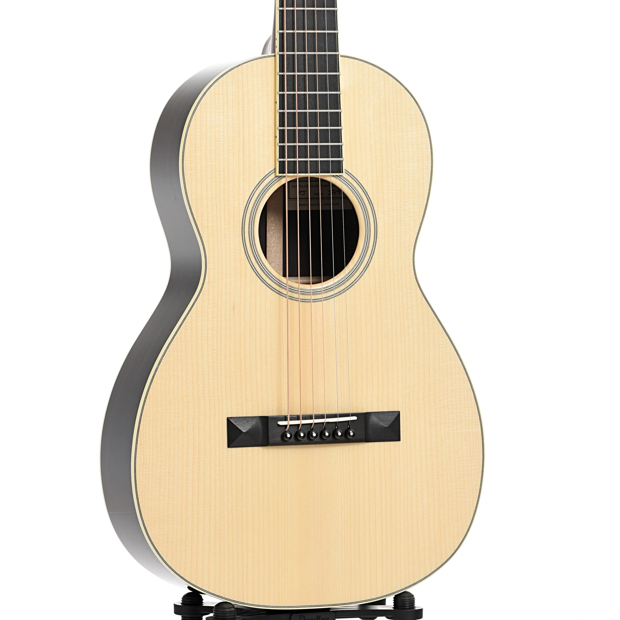 Santa Cruz Custom PJ Acoustic Guitar and Case - Image 4