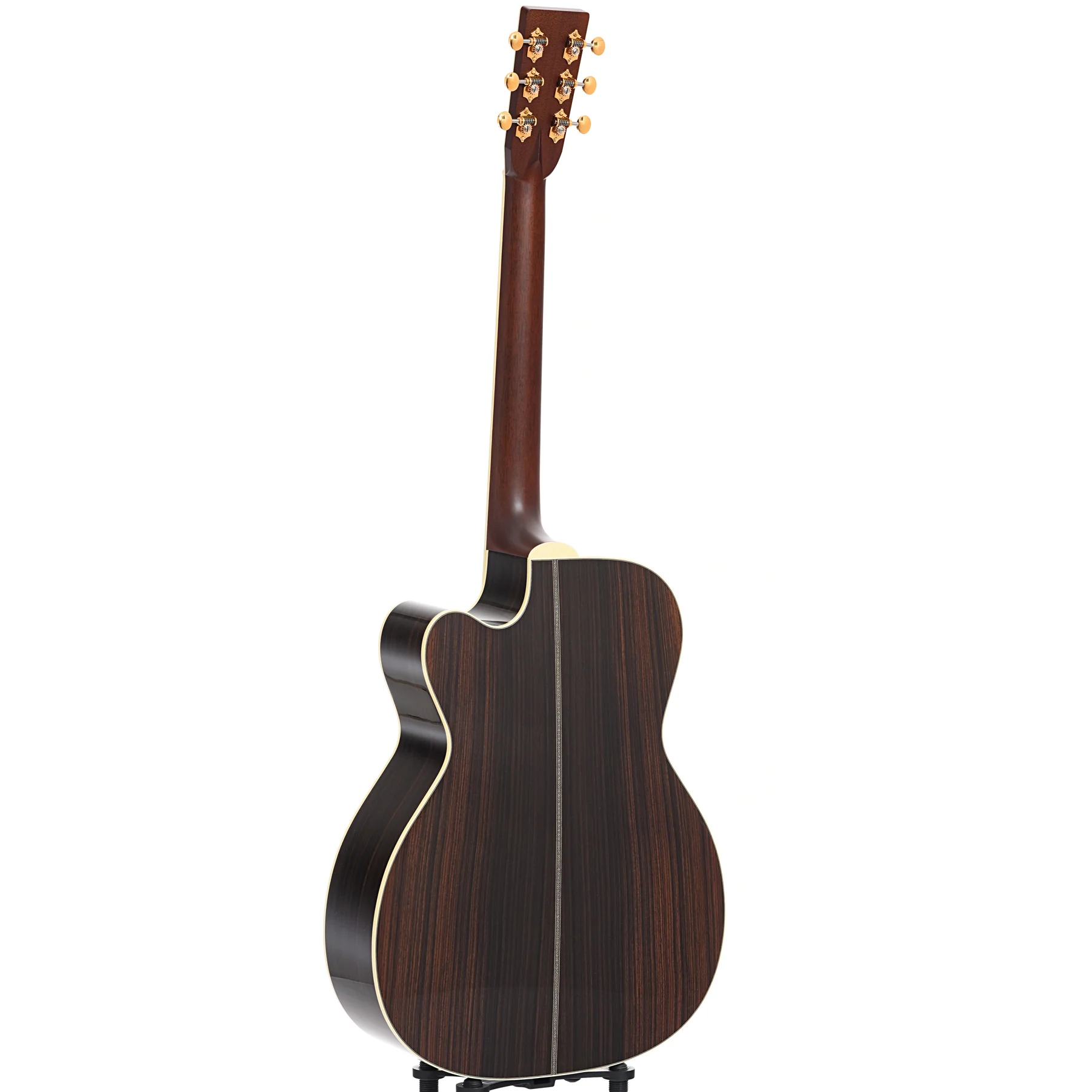 Santa Cruz OM Custom Cutaway Guitar & Case - Image 12