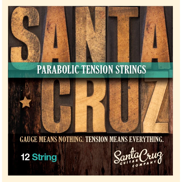 Santa Cruz Parabolic Tension 12-String Acoustic Guitar Strings - Image 2