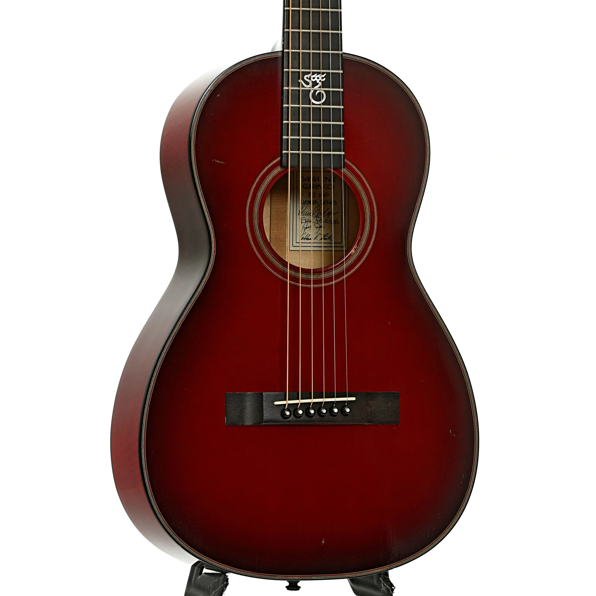 Santa Cruz PJ 2003 NAMM Model Parlor Guitar (2003) - Image 4