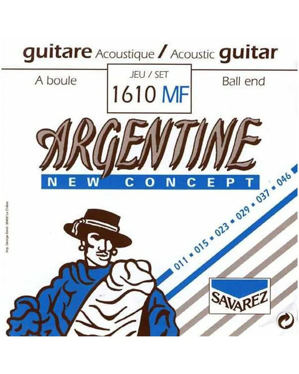 Savarez 1610MF Argentine Ball-End Strings, Medium-Light Gauge - Image 2